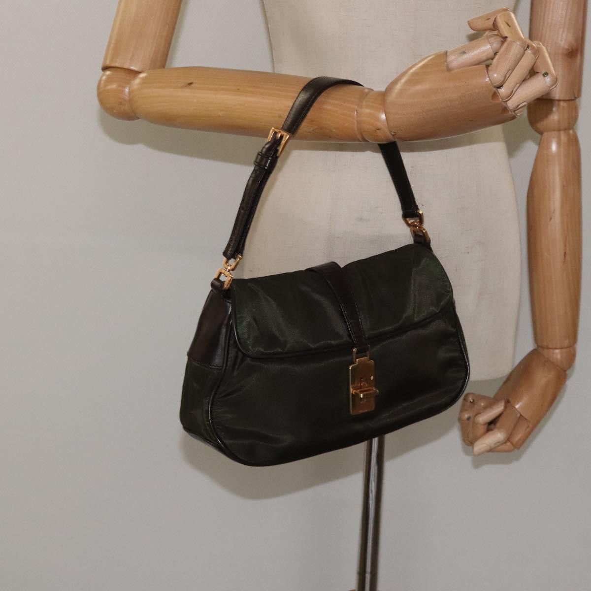 Prada Re-Nylon Green Synthetic Handbag (Pre-Owned) Size ONE SIZE - 16 Thumbnail