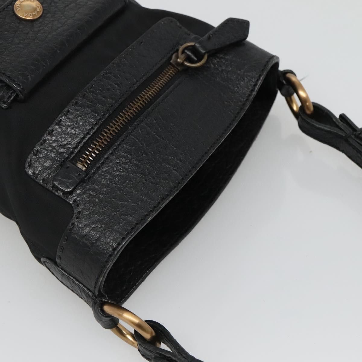 Prada Re-Nylon Black Synthetic Shoulder Bag (Pre-Owned) Size ONE SIZE - 19 Thumbnail