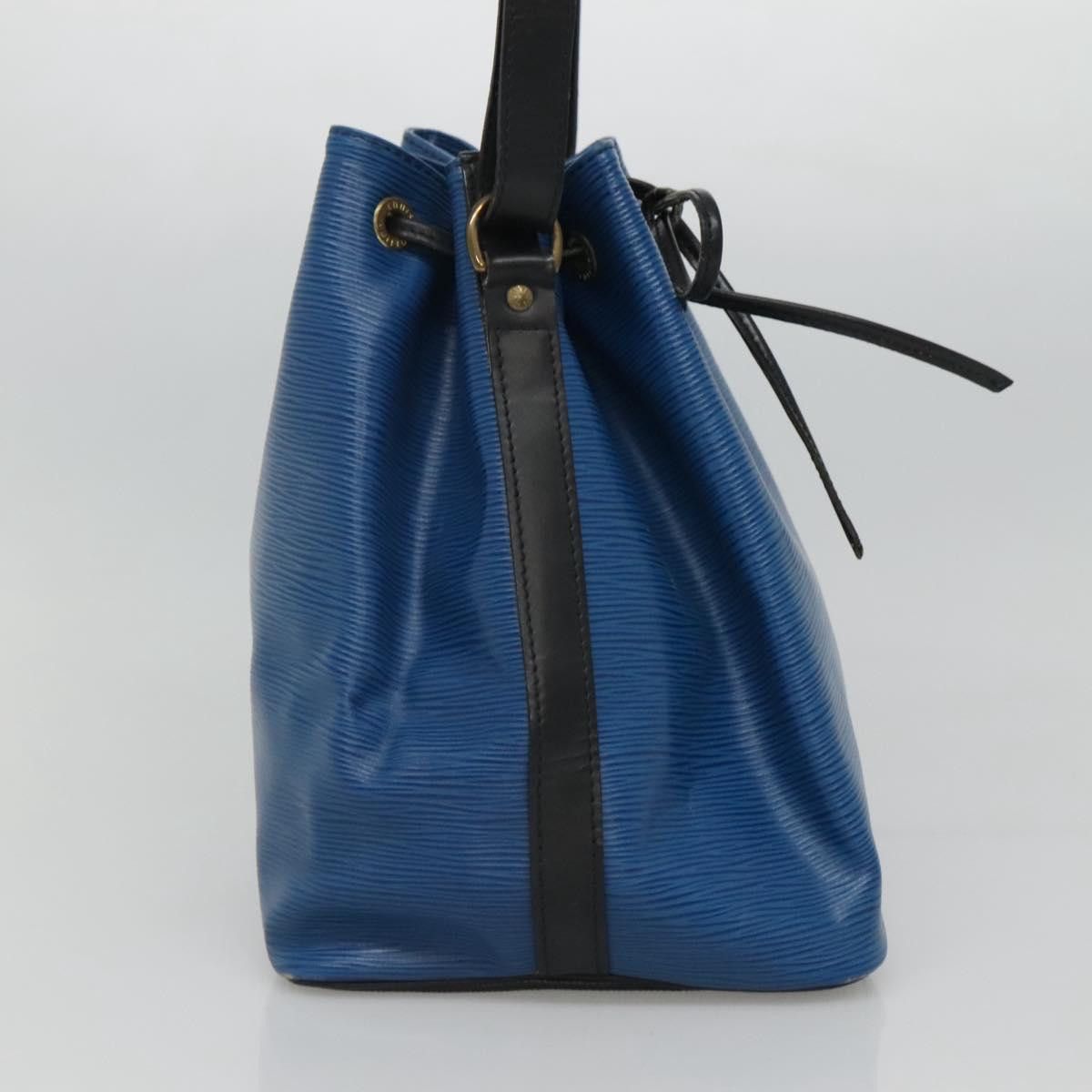 Louis Vuitton Petit Noé Navy Leather Shoulder Bag (Pre-Owned) Size ONE SIZE - 3 Thumbnail