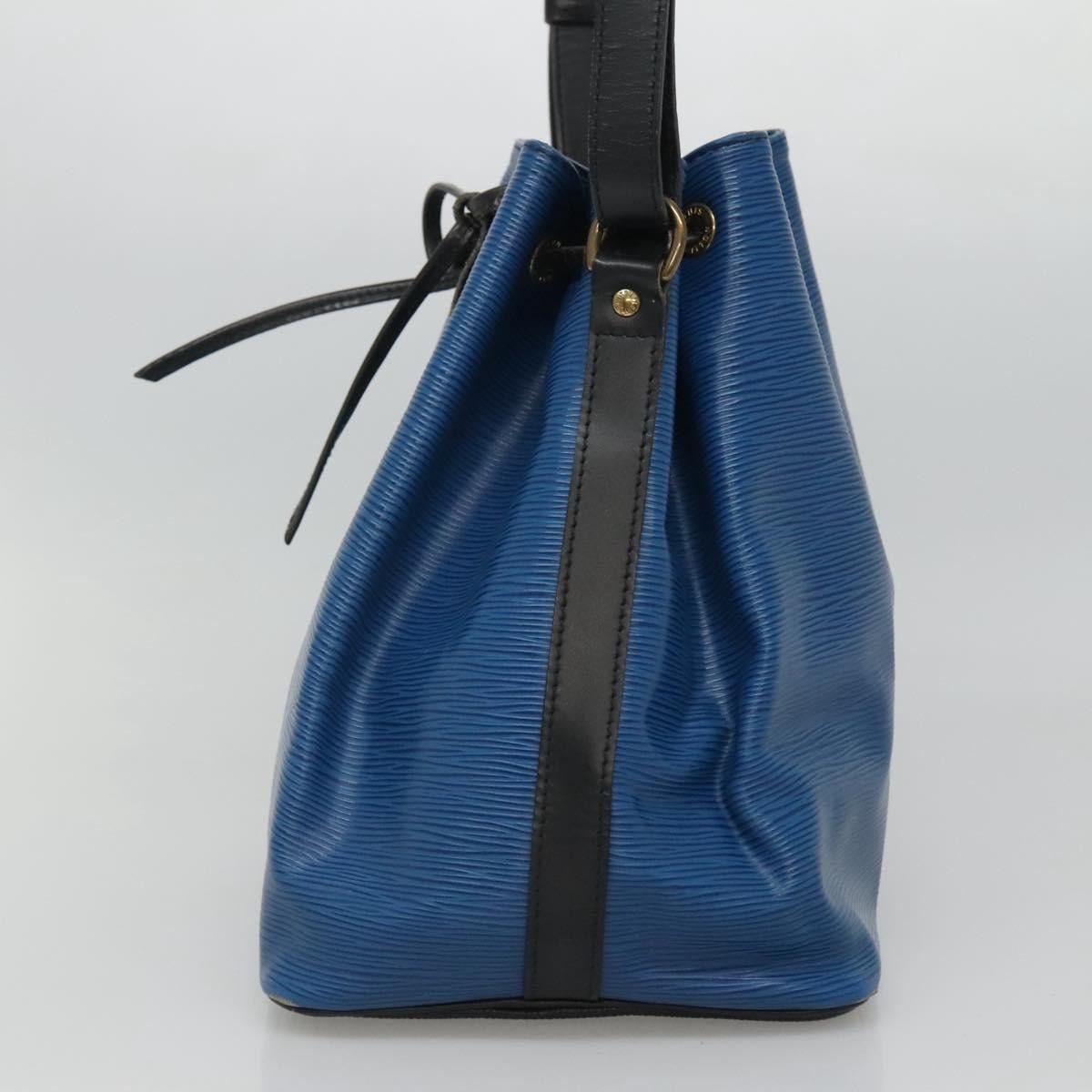 Louis Vuitton Petit Noé Navy Leather Shoulder Bag (Pre-Owned) Size ONE SIZE - 4 Thumbnail