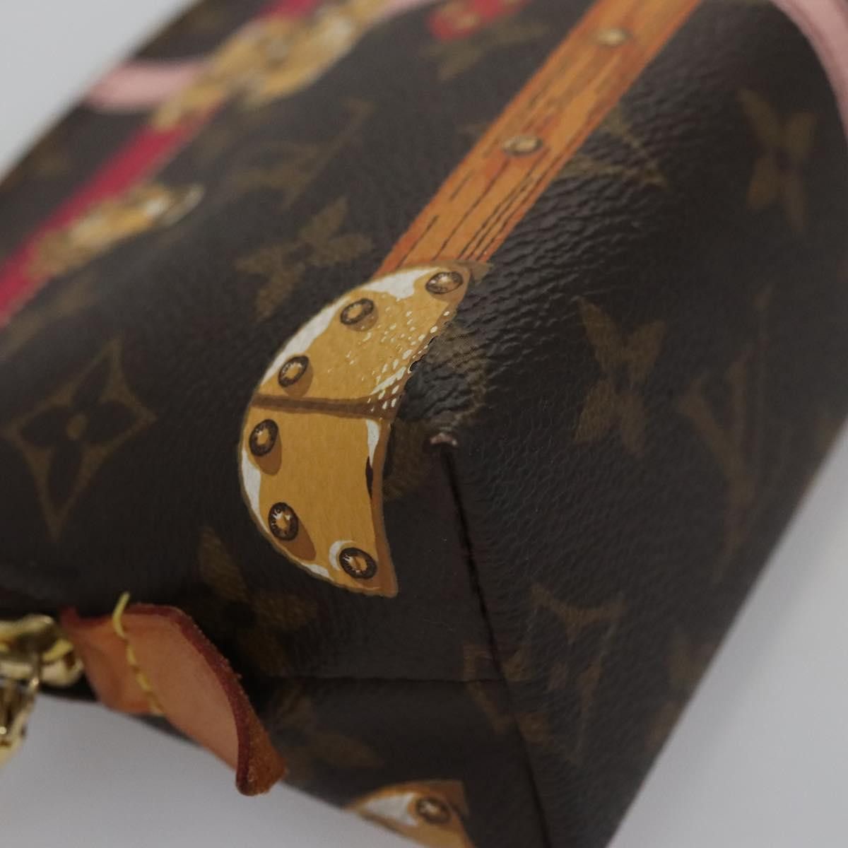 Louis Vuitton Cosmetic Pouch Brown Canvas Clutch Bag (Pre-Owned) Size ONE SIZE - 6 Thumbnail