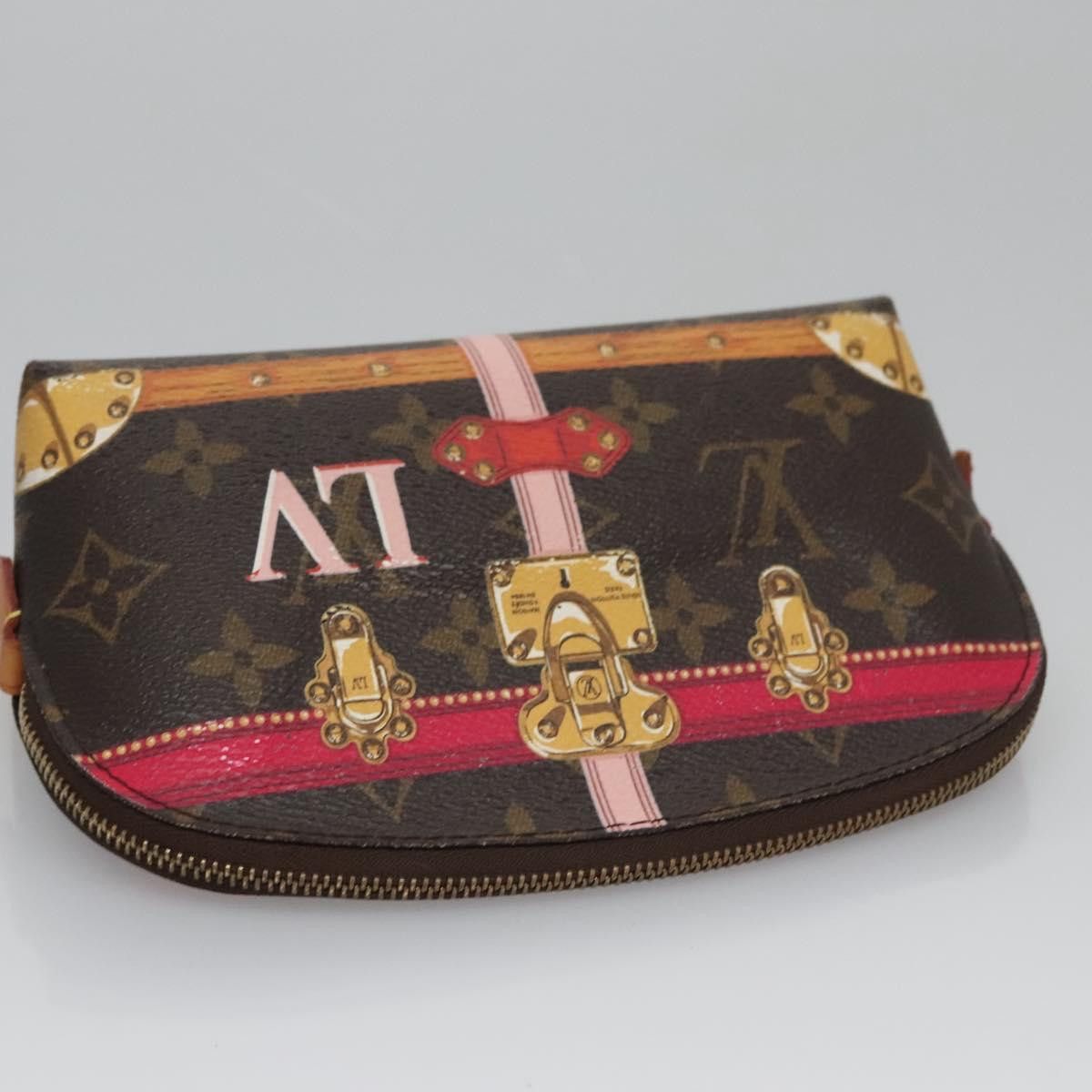 Louis Vuitton Cosmetic Pouch Brown Canvas Clutch Bag (Pre-Owned) Size ONE SIZE - 14 Thumbnail