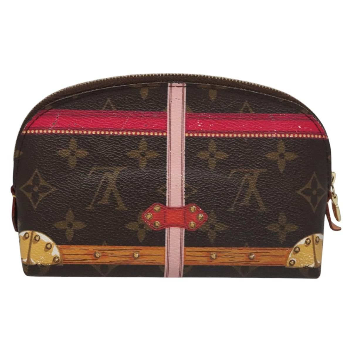 Louis Vuitton Cosmetic Pouch Brown Canvas Clutch Bag (Pre-Owned) Size ONE SIZE - 2 Thumbnail
