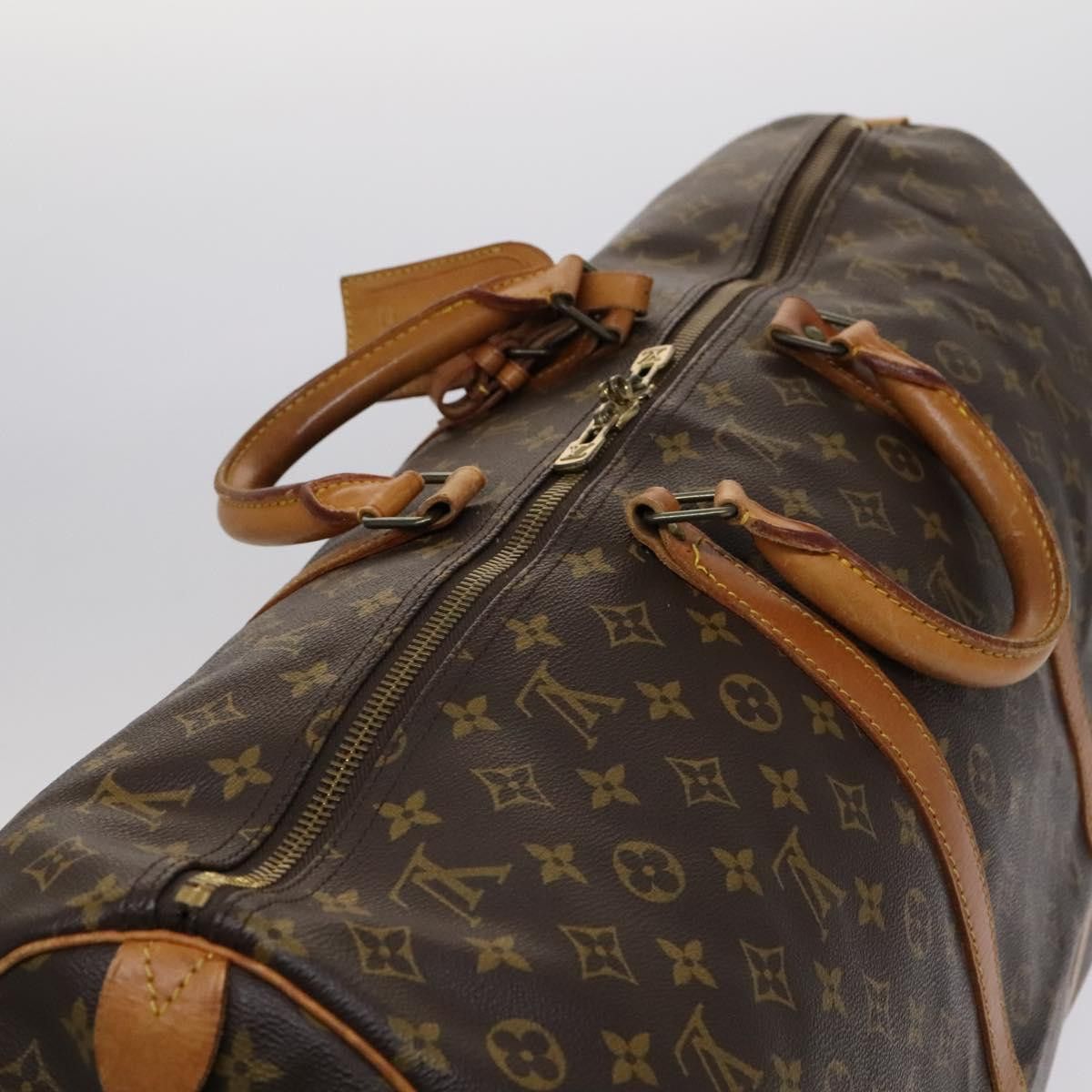 Louis Vuitton Keepall 60 Brown Canvas Travel Bag (Pre-Owned) Size ONE SIZE - 19 Thumbnail