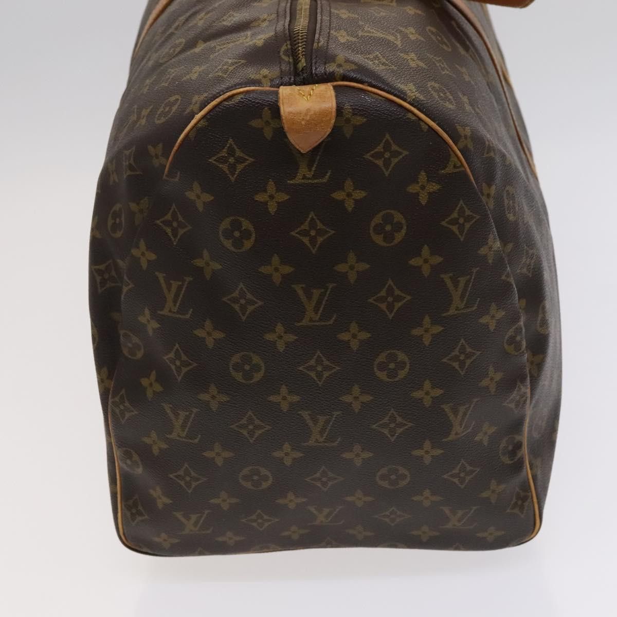 Louis Vuitton Keepall 60 Brown Canvas Travel Bag (Pre-Owned) Size ONE SIZE - 4 Thumbnail