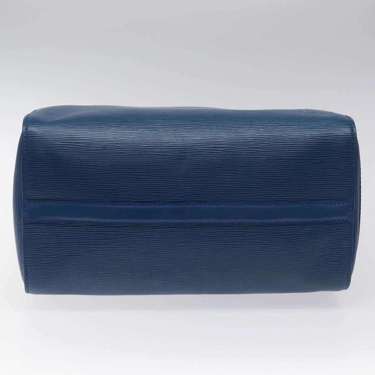 Louis Vuitton Speedy 30 Navy Leather Handbag (Pre-Owned) Size ONE SIZE - 8 Thumbnail