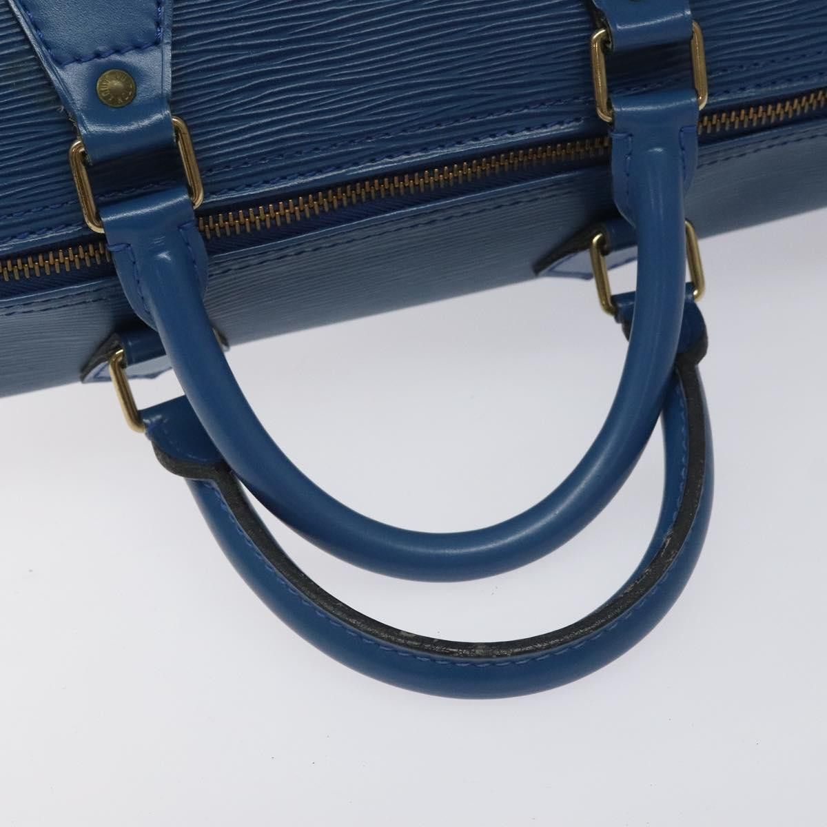 Louis Vuitton Speedy 30 Navy Leather Handbag (Pre-Owned) Size ONE SIZE - 6 Thumbnail