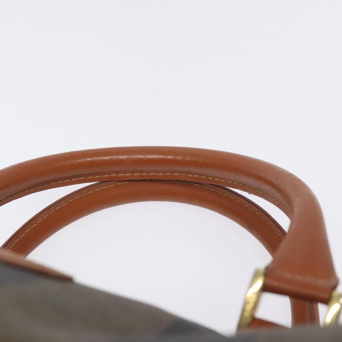 Fendi Pequin Brown Canvas Handbag (Pre-Owned) Size ONE SIZE - 18 Thumbnail