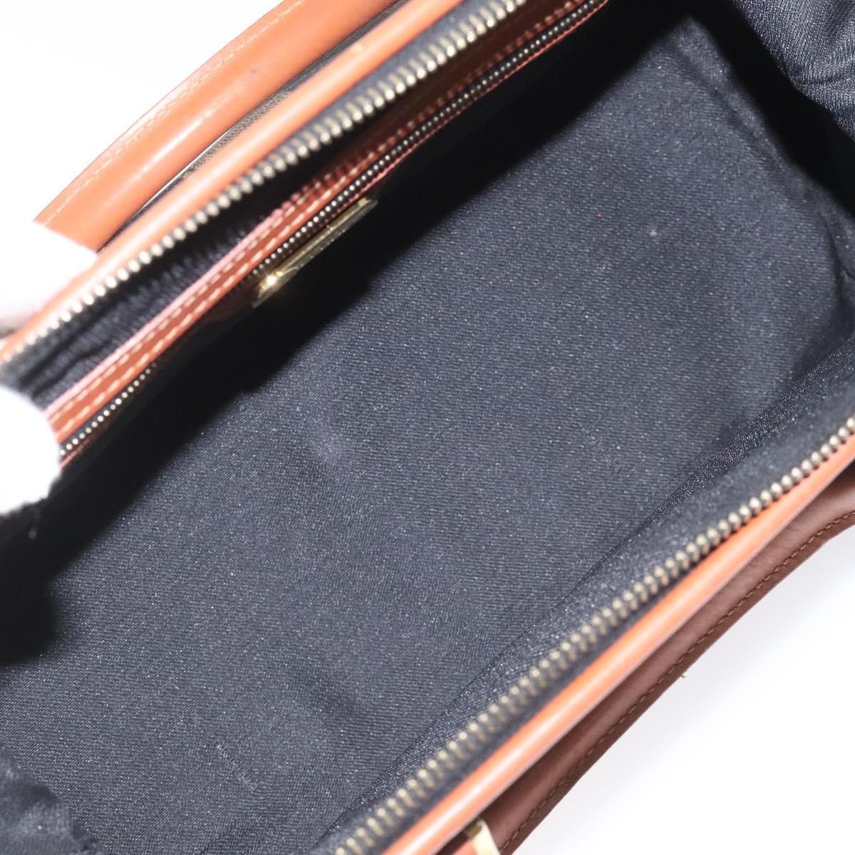 Fendi Pequin Brown Canvas Handbag (Pre-Owned) Size ONE SIZE - 12 Thumbnail
