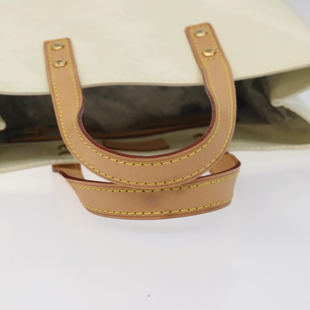 Louis Vuitton Reade Ecru Patent Leather Handbag (Pre-Owned) Size ONE SIZE - 5 Thumbnail