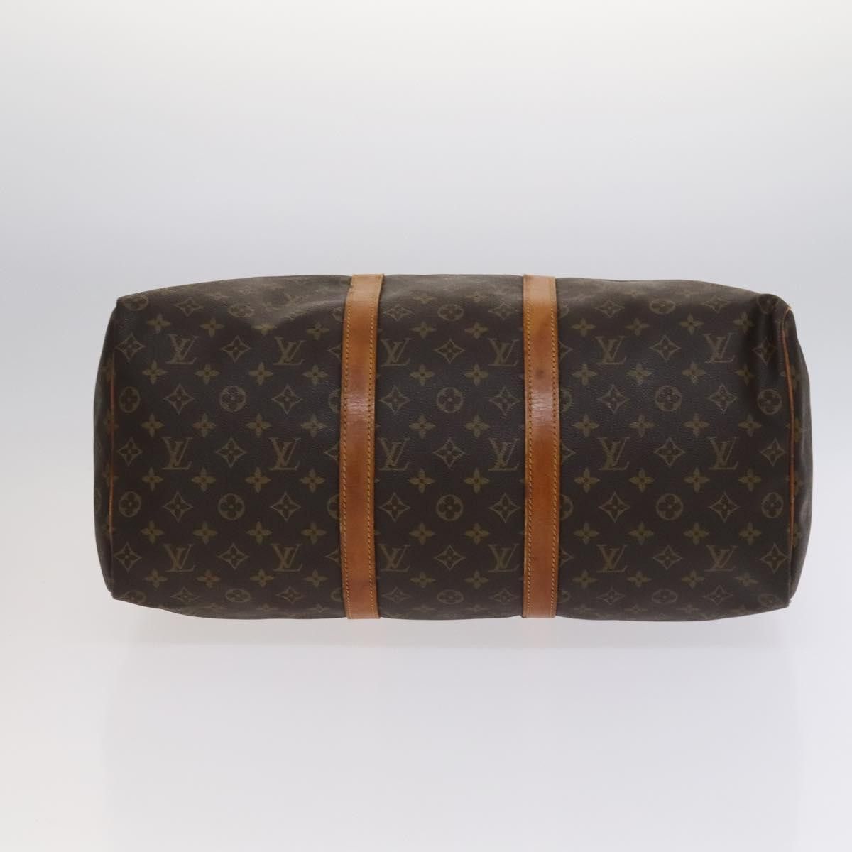 Louis Vuitton Keepall 50 Brown Canvas Travel Bag (Pre-Owned) Size ONE SIZE - 7 Thumbnail