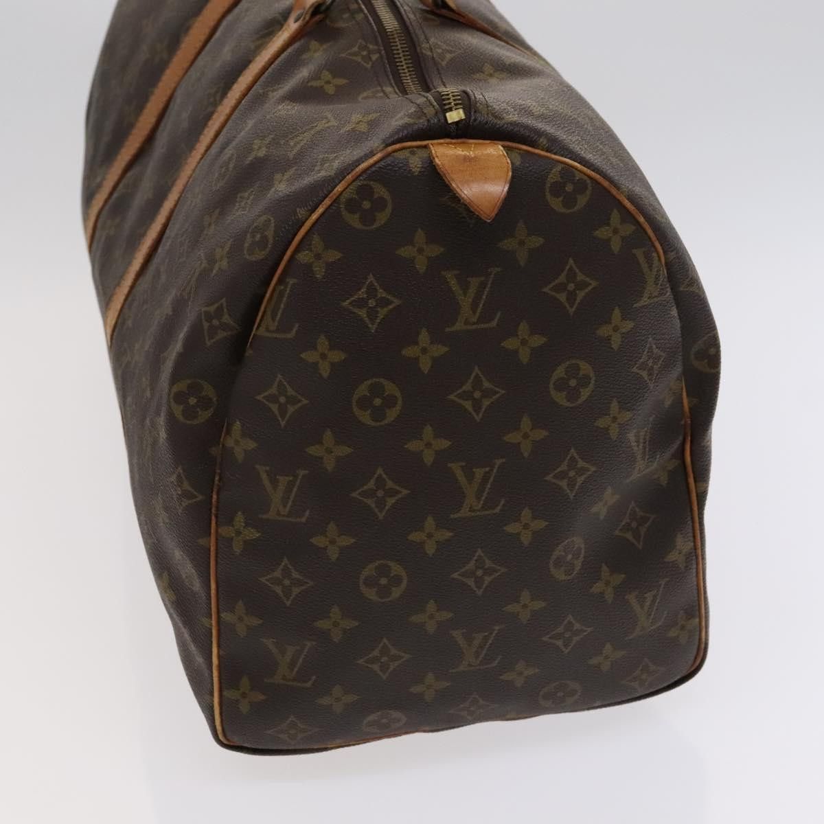 Louis Vuitton Keepall 50 Brown Canvas Travel Bag (Pre-Owned) Size ONE SIZE - 4 Thumbnail