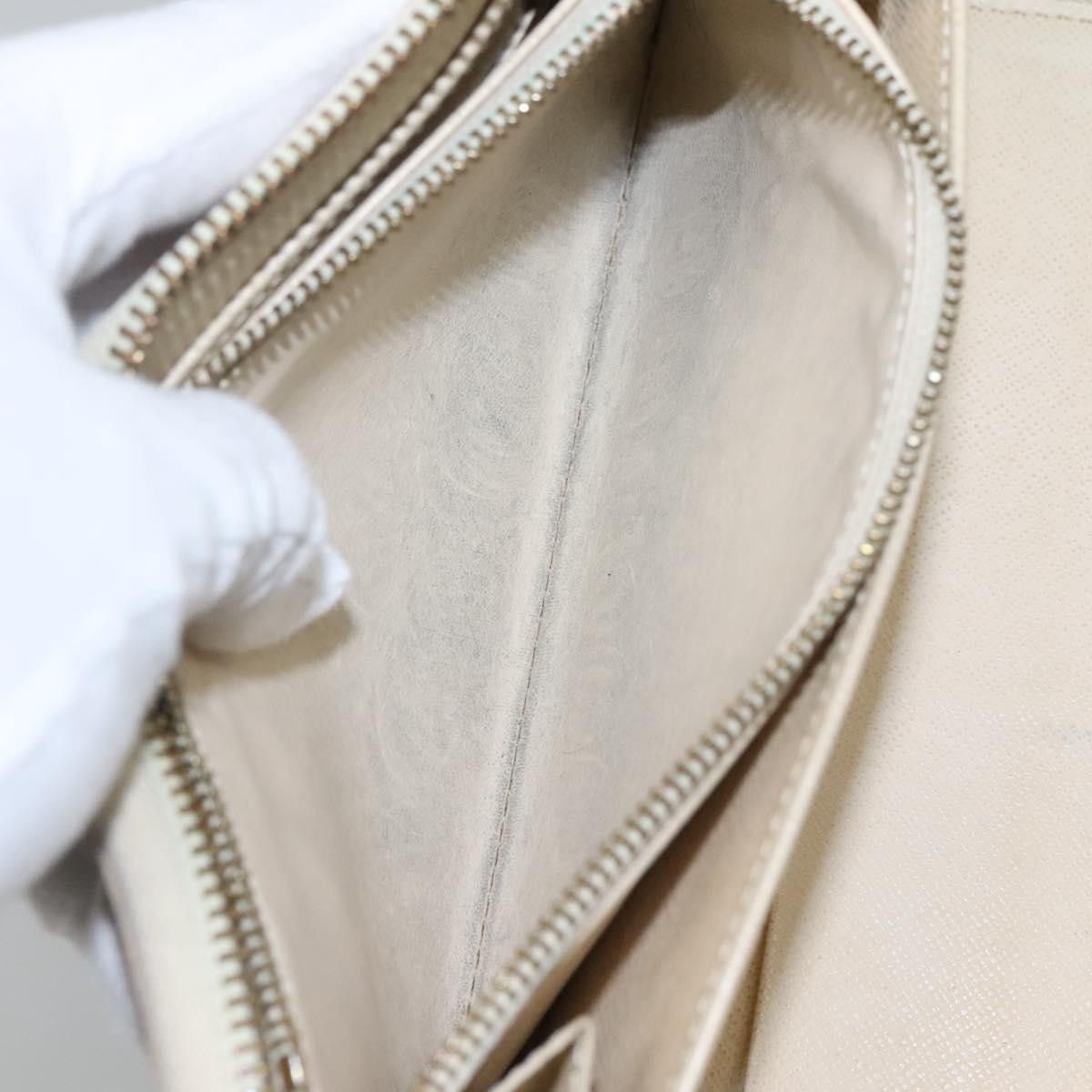 Louis Vuitton Zippy Organizer White Canvas Wallet (Pre-Owned) Size ONE SIZE - 11 Thumbnail