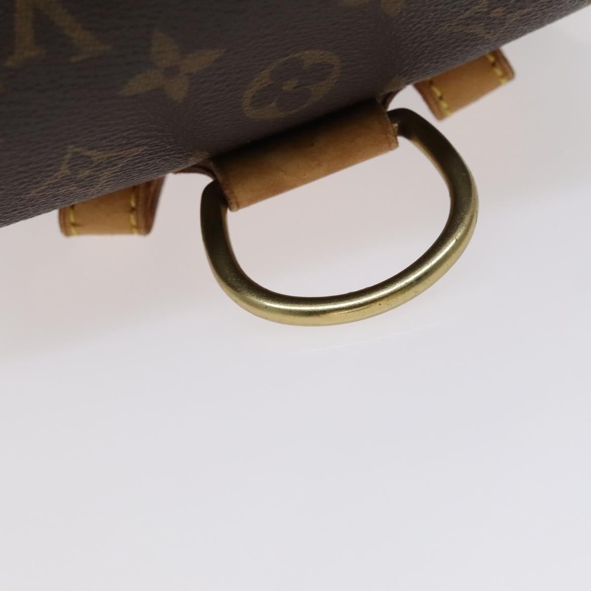 Louis Vuitton Montsouris Mm Brown Canvas Backpack Bag (Pre-Owned) Size ONE SIZE - 6 Thumbnail