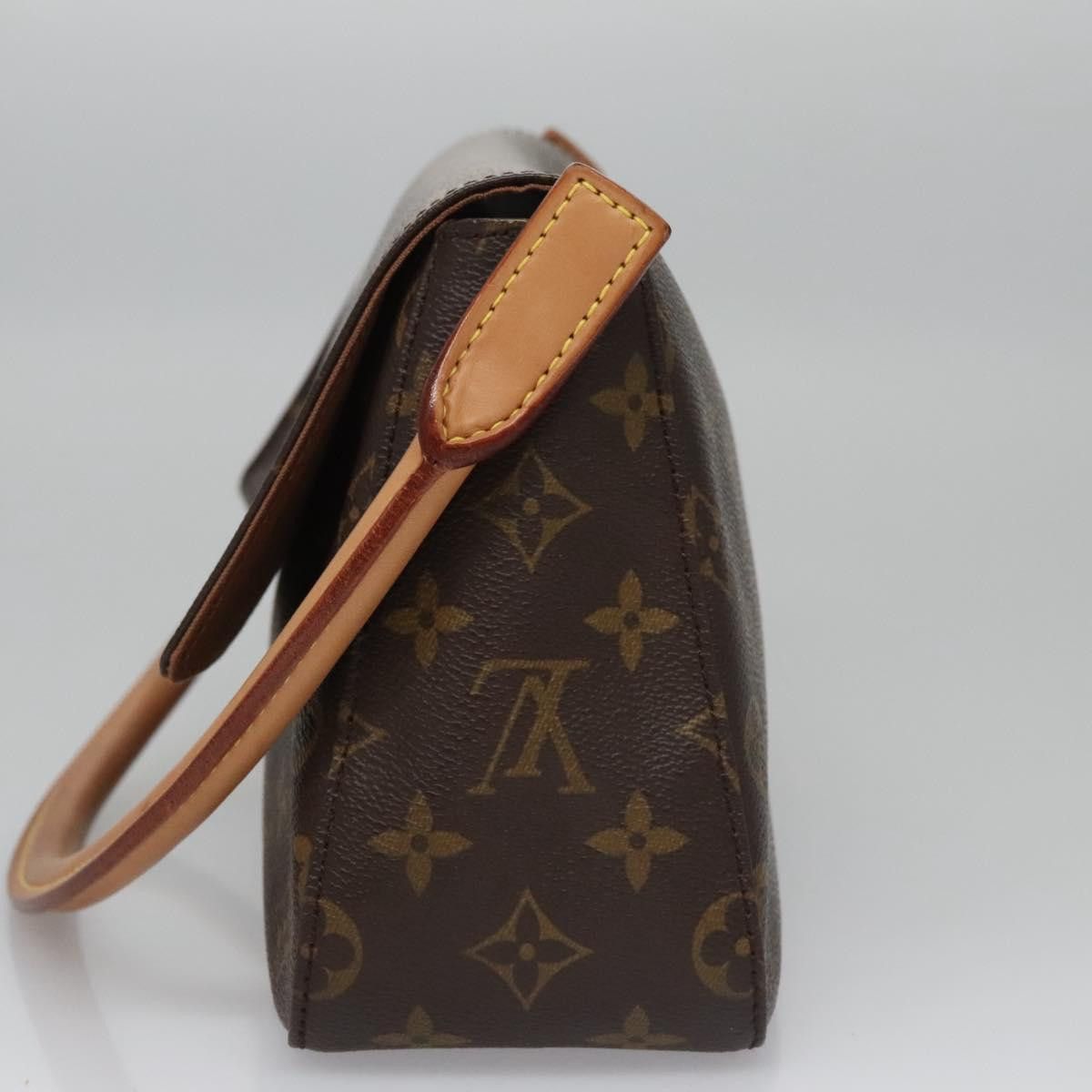Louis Vuitton Mini Looping Brown Canvas Shoulder Bag (Pre-Owned) Size ONE SIZE - 3 Thumbnail