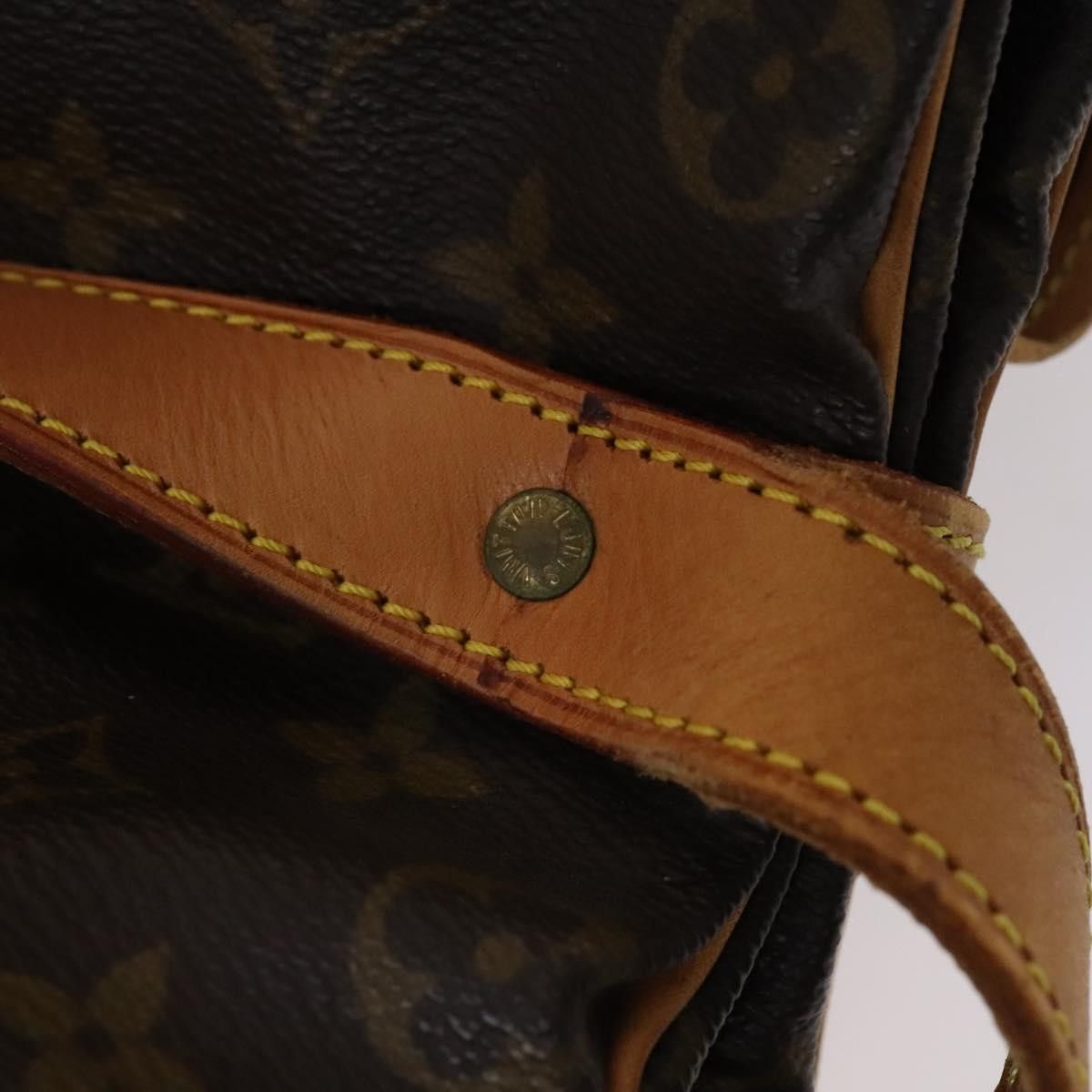 Louis Vuitton Saumur 35 Brown Canvas Shoulder Bag (Pre-Owned) Size ONE SIZE - 13 Thumbnail