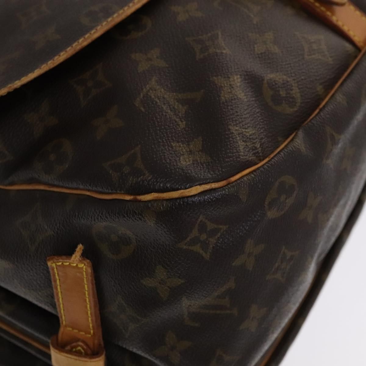 Louis Vuitton Saumur 35 Brown Canvas Shoulder Bag (Pre-Owned) Size ONE SIZE - 11 Thumbnail