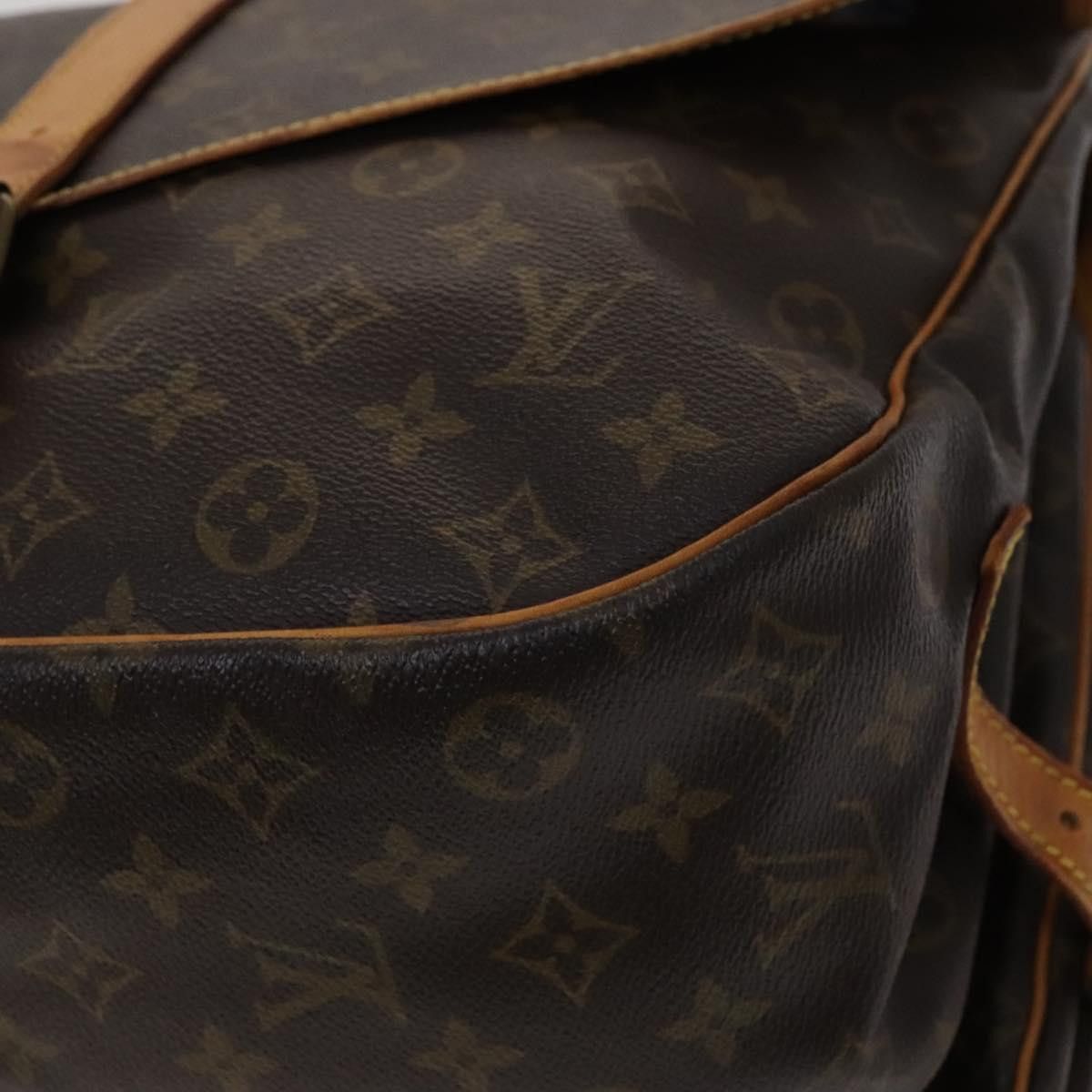 Louis Vuitton Saumur 35 Brown Canvas Shoulder Bag (Pre-Owned) Size ONE SIZE - 8 Thumbnail