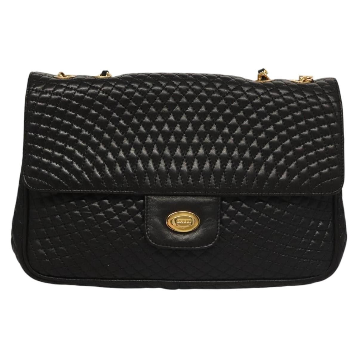 Bally Black Leather Shoulder Bag (Pre-Owned) Size ONE SIZE - 16 Thumbnail