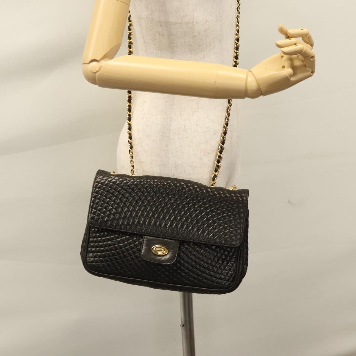 Bally Black Leather Shoulder Bag (Pre-Owned) Size ONE SIZE - 12 Thumbnail