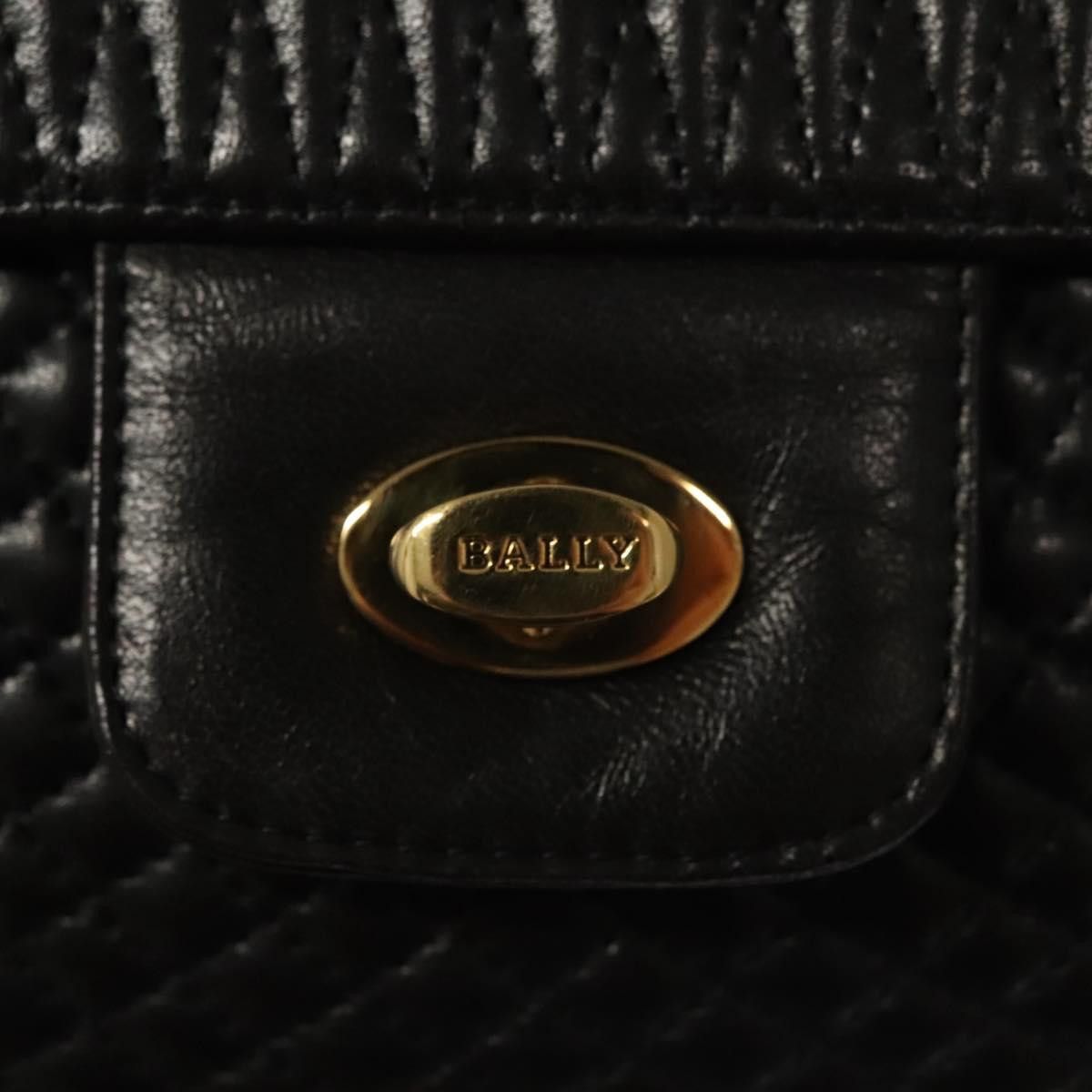 Bally Black Leather Shoulder Bag (Pre-Owned) Size ONE SIZE - 7 Thumbnail