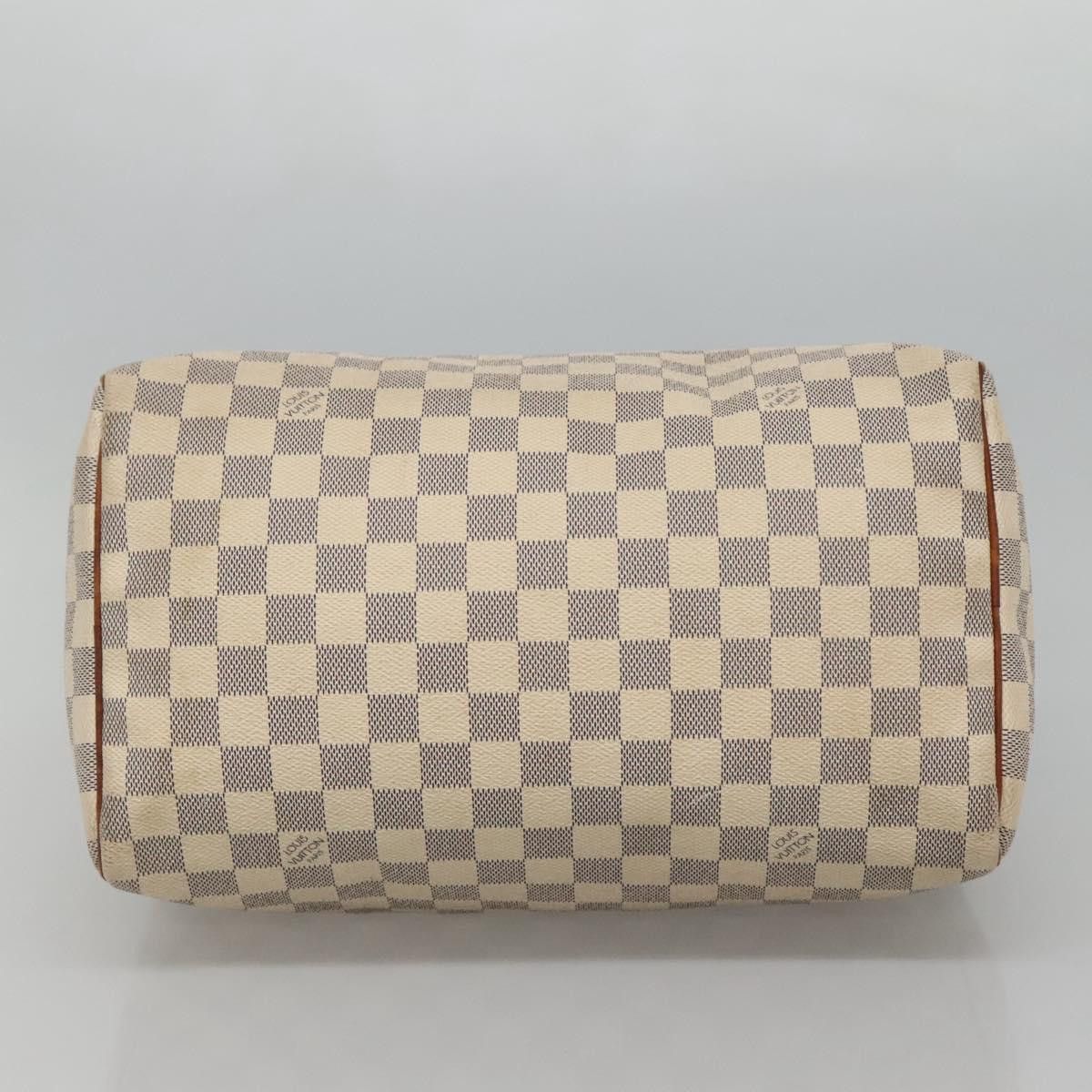 Louis Vuitton Speedy 30 White Canvas Handbag (Pre-Owned) Size ONE SIZE - 18 Thumbnail