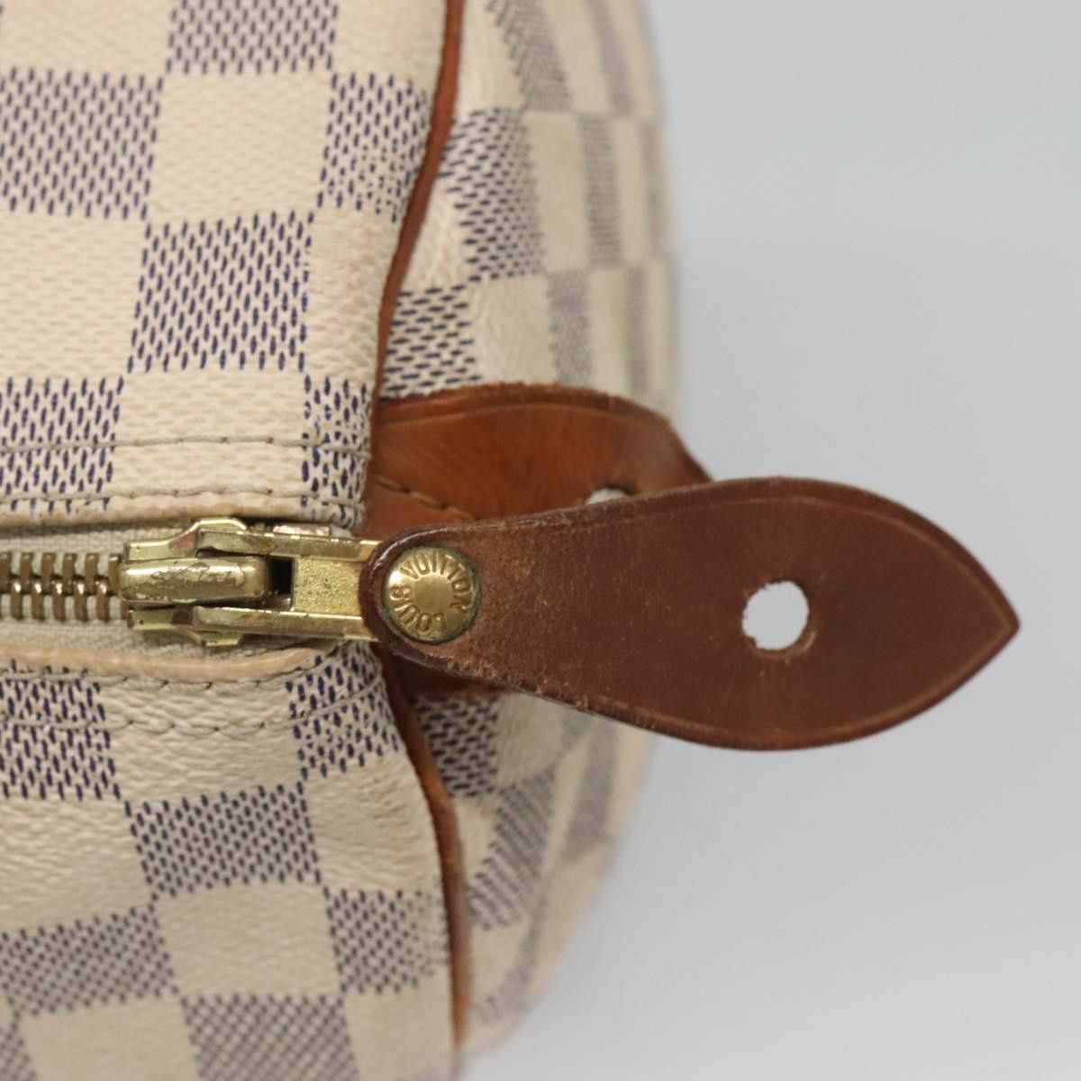 Louis Vuitton Speedy 30 White Canvas Handbag (Pre-Owned) Size ONE SIZE - 12 Thumbnail