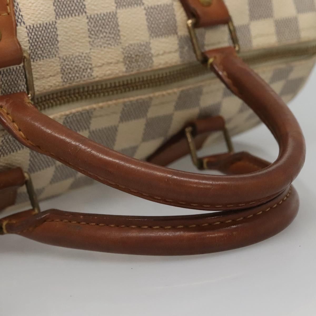 Louis Vuitton Speedy 30 White Canvas Handbag (Pre-Owned) Size ONE SIZE - 5 Thumbnail