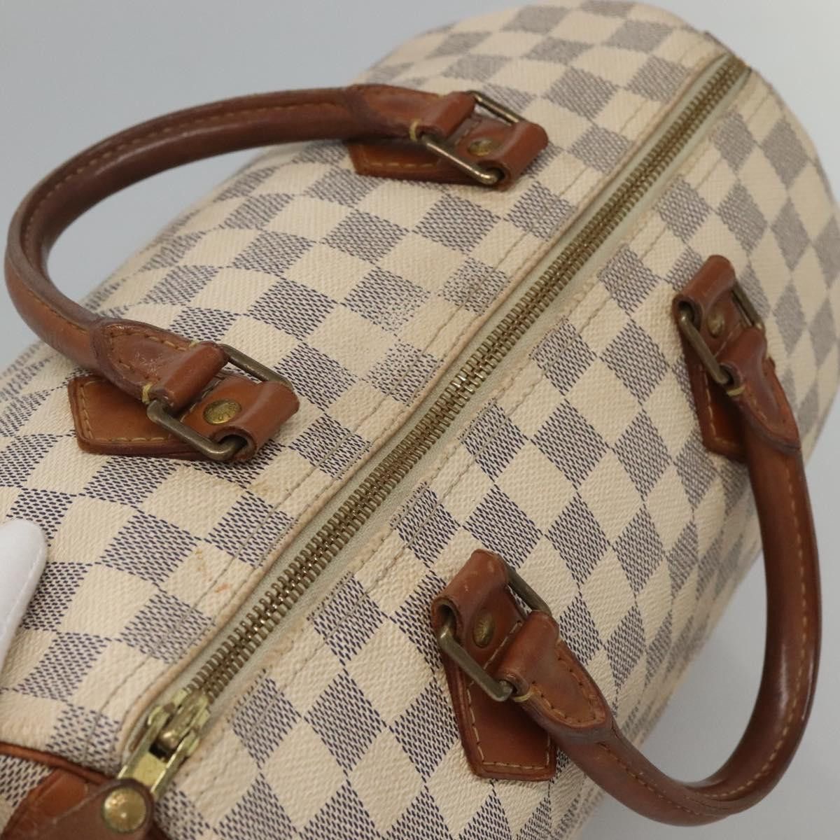 Louis Vuitton Speedy 30 White Canvas Handbag (Pre-Owned) Size ONE SIZE - 13 Thumbnail