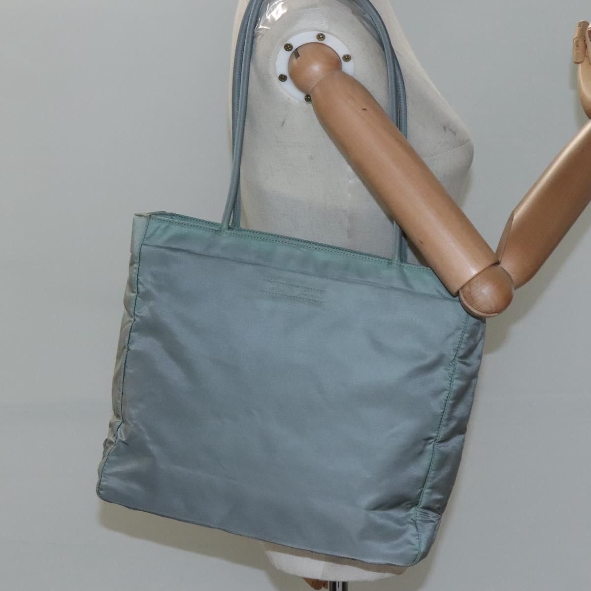 Prada Re-Nylon Grey Synthetic Tote Bag (Pre-Owned) Size ONE SIZE - 18 Thumbnail