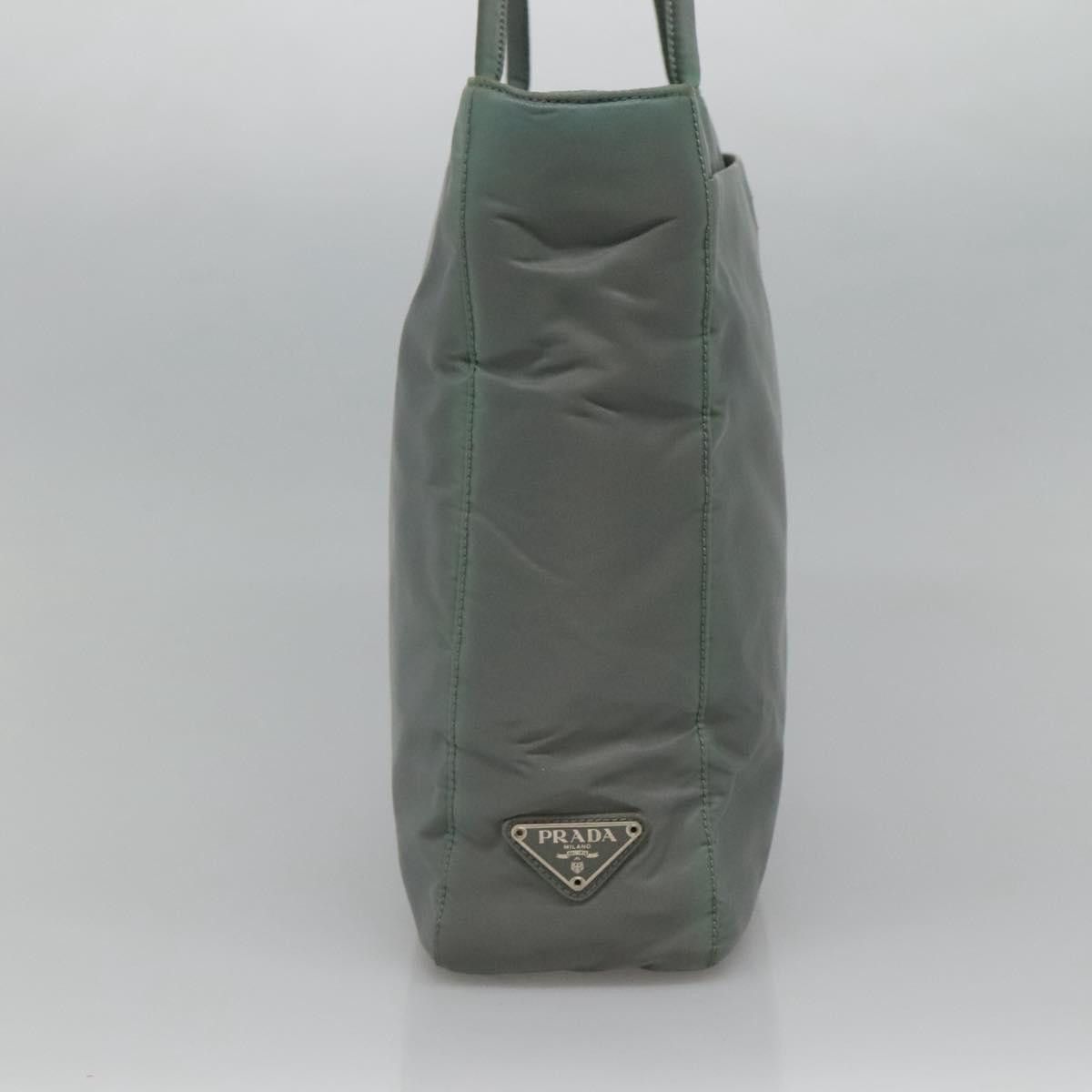 Prada Re-Nylon Grey Synthetic Tote Bag (Pre-Owned) Size ONE SIZE - 3 Thumbnail
