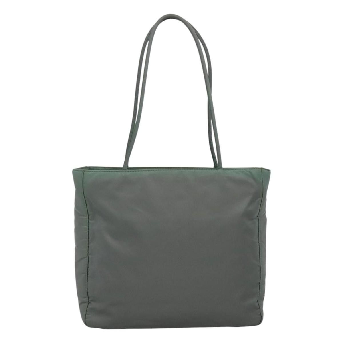 Prada Re-Nylon Grey Synthetic Tote Bag (Pre-Owned) Size ONE SIZE - 2 Thumbnail