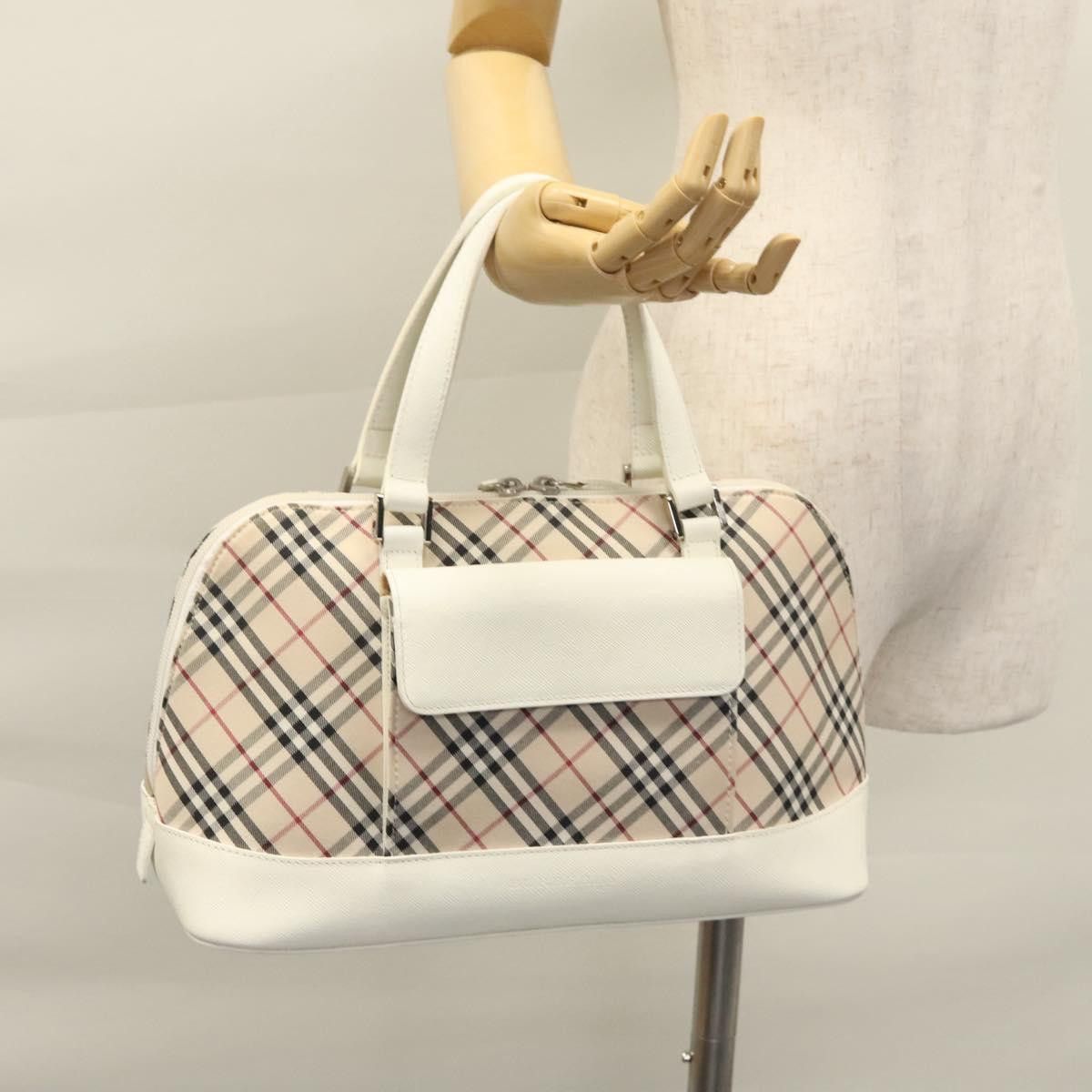 Burberry Nova Check Beige Canvas Handbag (Pre-Owned) Size ONE SIZE - 16 Thumbnail