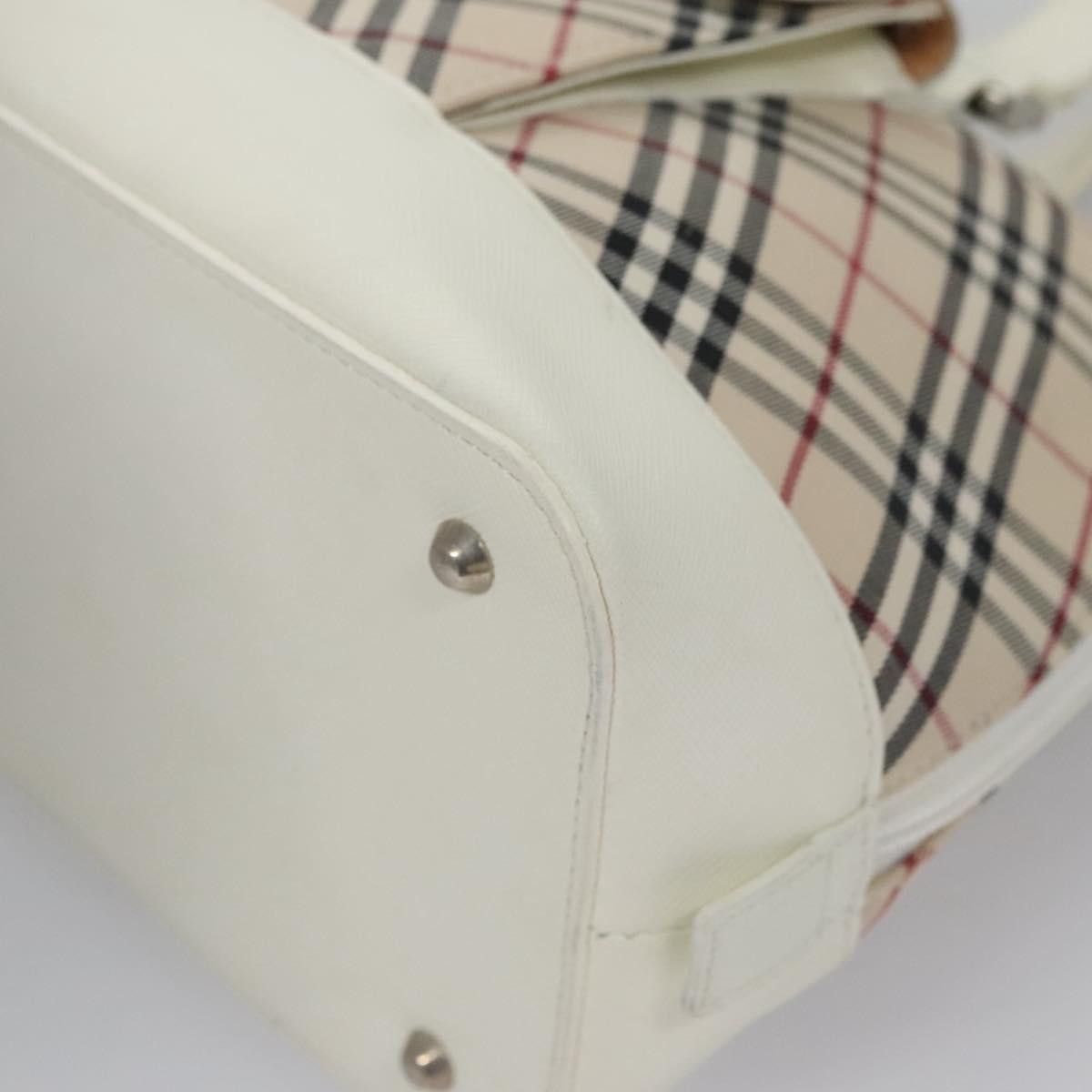 Burberry Nova Check Beige Canvas Handbag (Pre-Owned) Size ONE SIZE - 8 Thumbnail