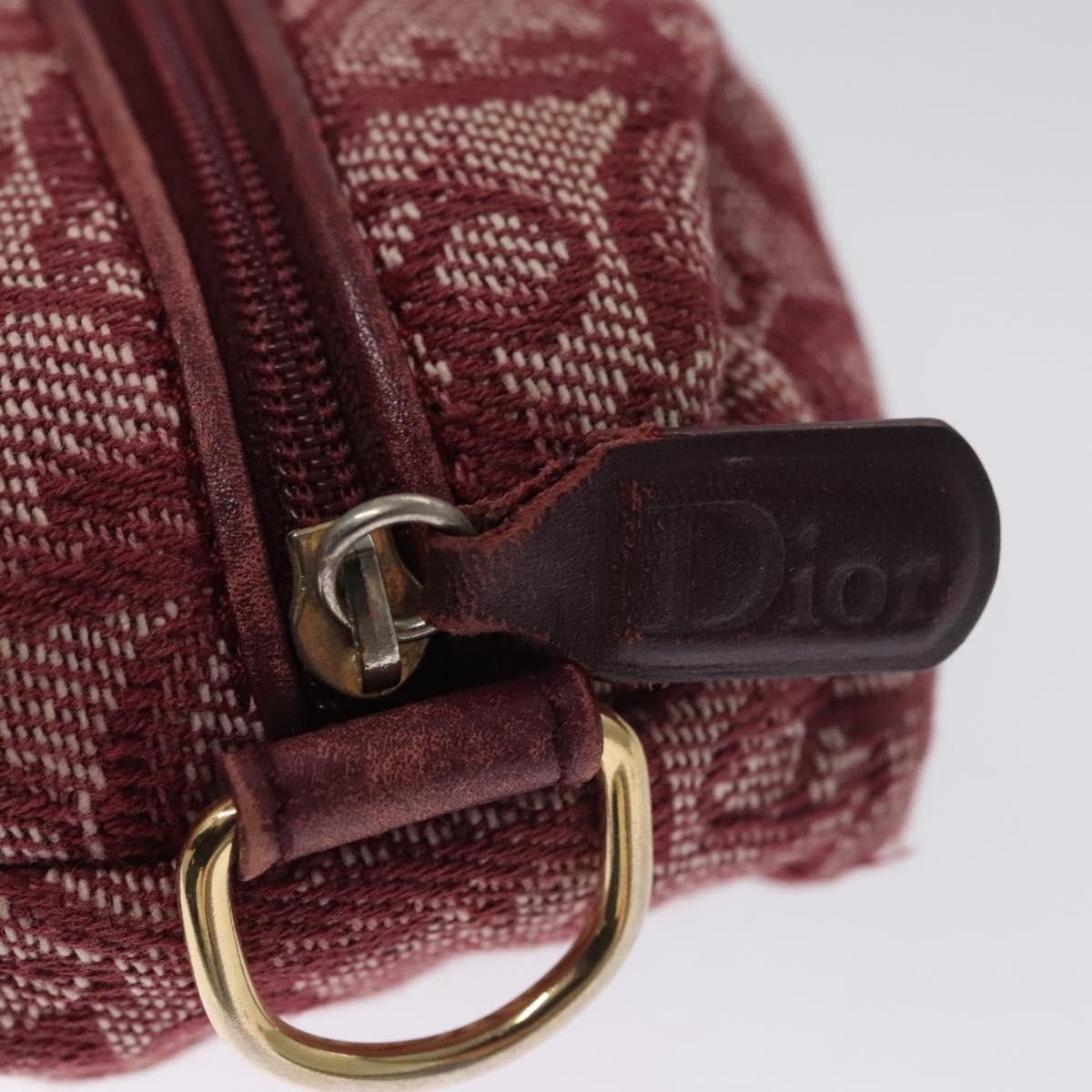 Dior Trotter Red Canvas Clutch Bag (Pre-Owned) Size ONE SIZE - 9 Thumbnail