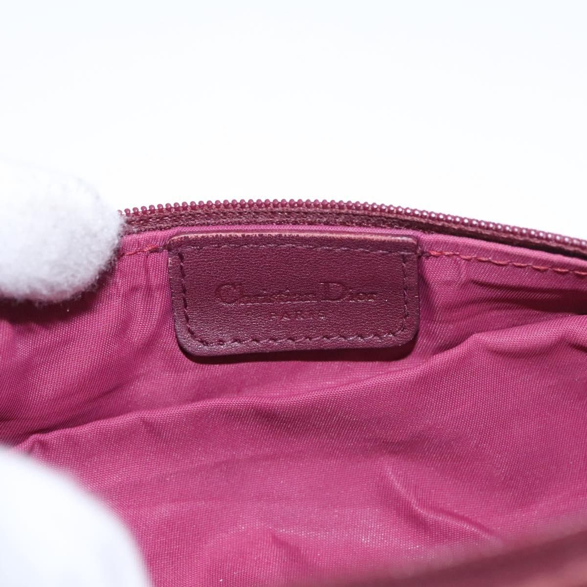 Dior Trotter Red Canvas Clutch Bag (Pre-Owned) Size ONE SIZE - 11 Thumbnail