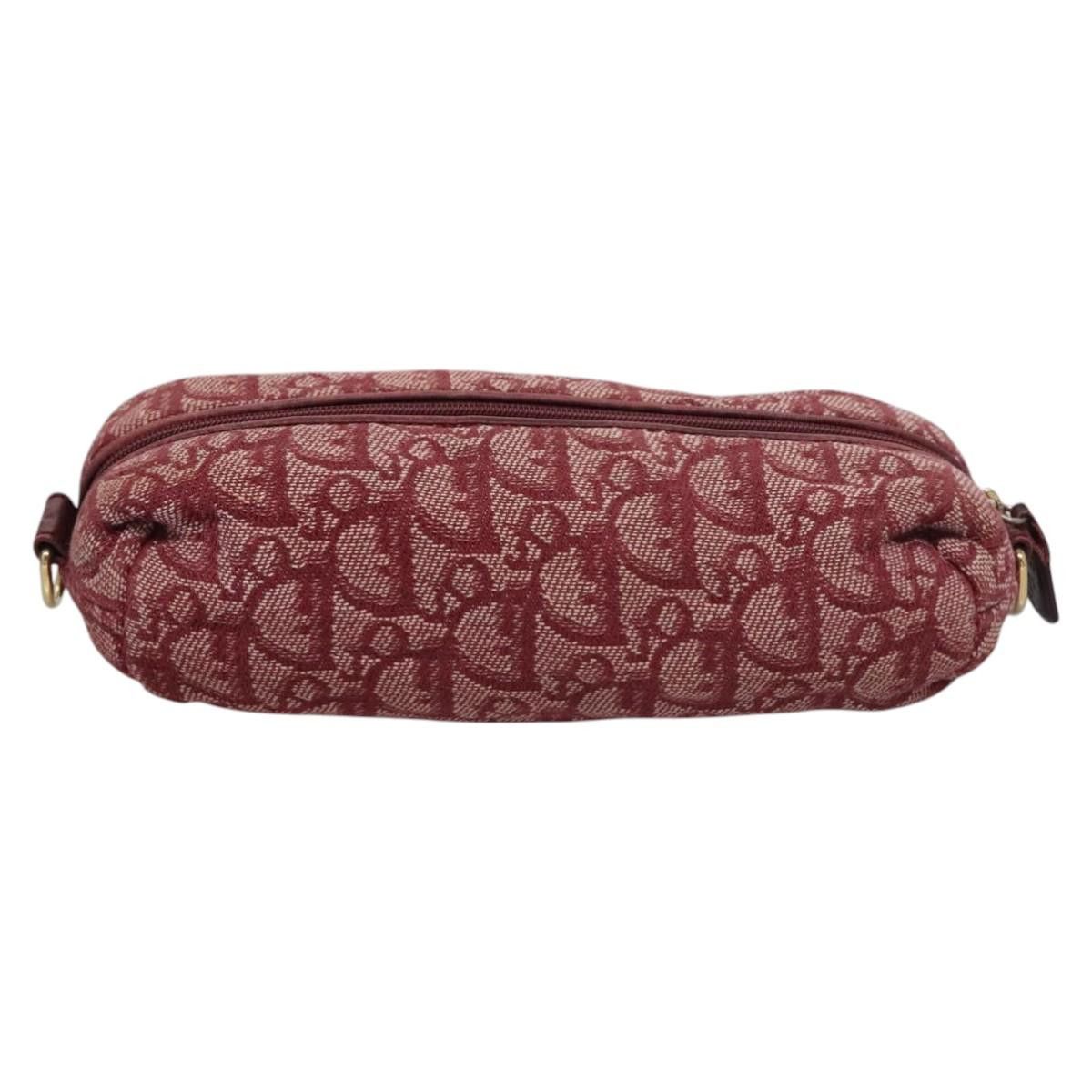 Dior Trotter Red Canvas Clutch Bag (Pre-Owned) Size ONE SIZE - 17 Thumbnail