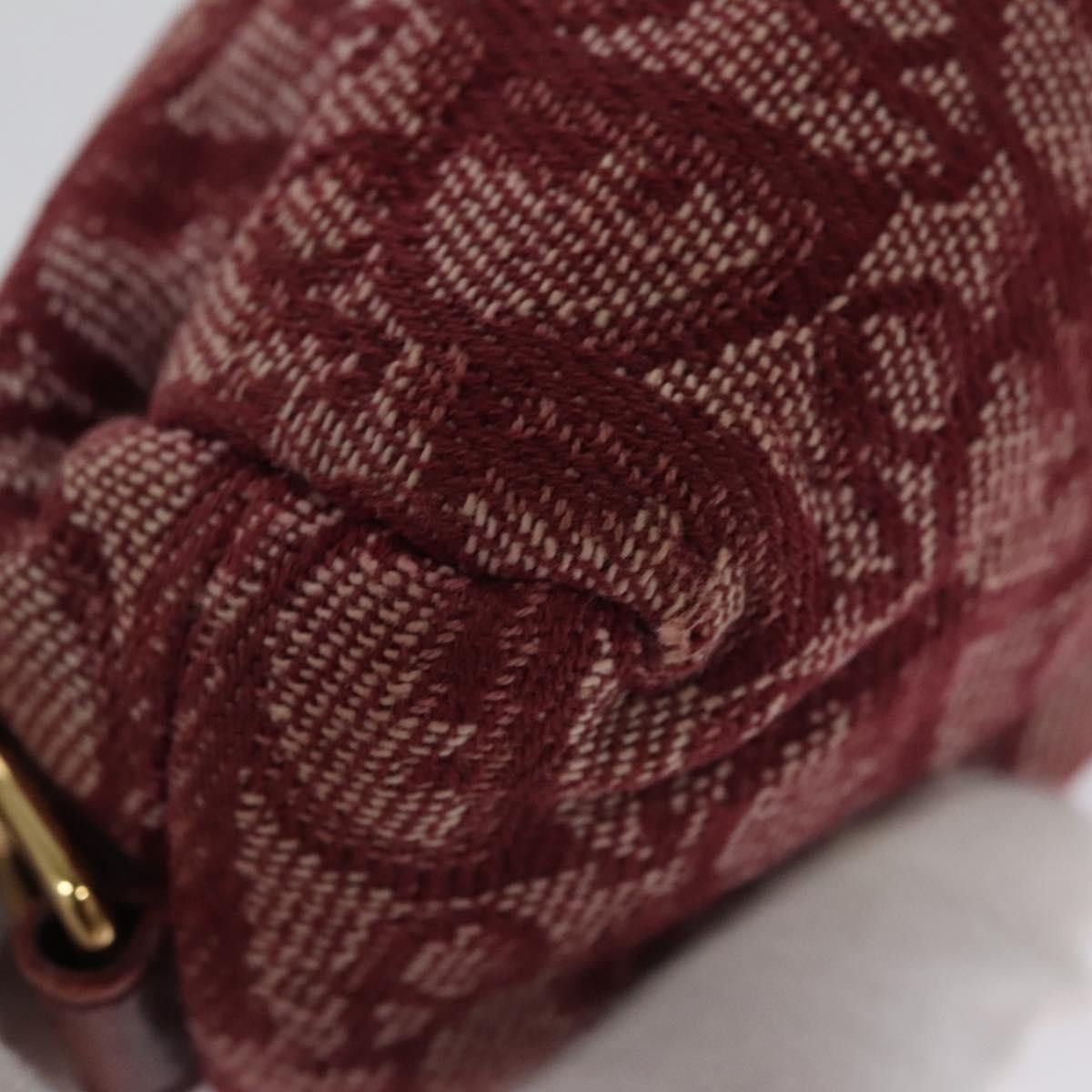 Dior Trotter Red Canvas Clutch Bag (Pre-Owned) Size ONE SIZE - 6 Thumbnail
