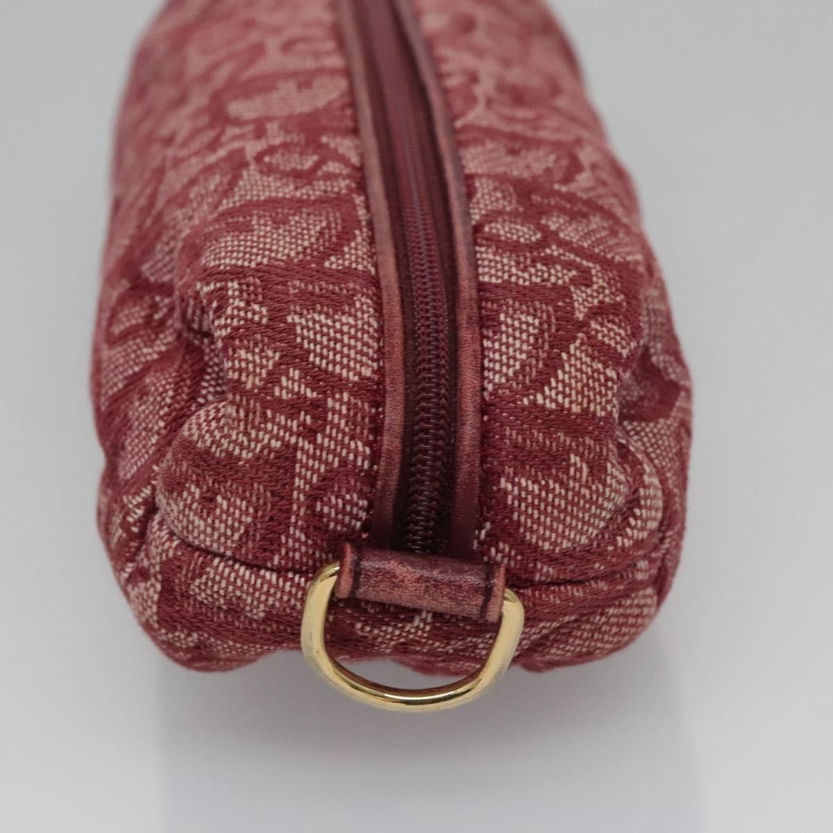 Dior Trotter Red Canvas Clutch Bag (Pre-Owned) Size ONE SIZE - 3 Thumbnail