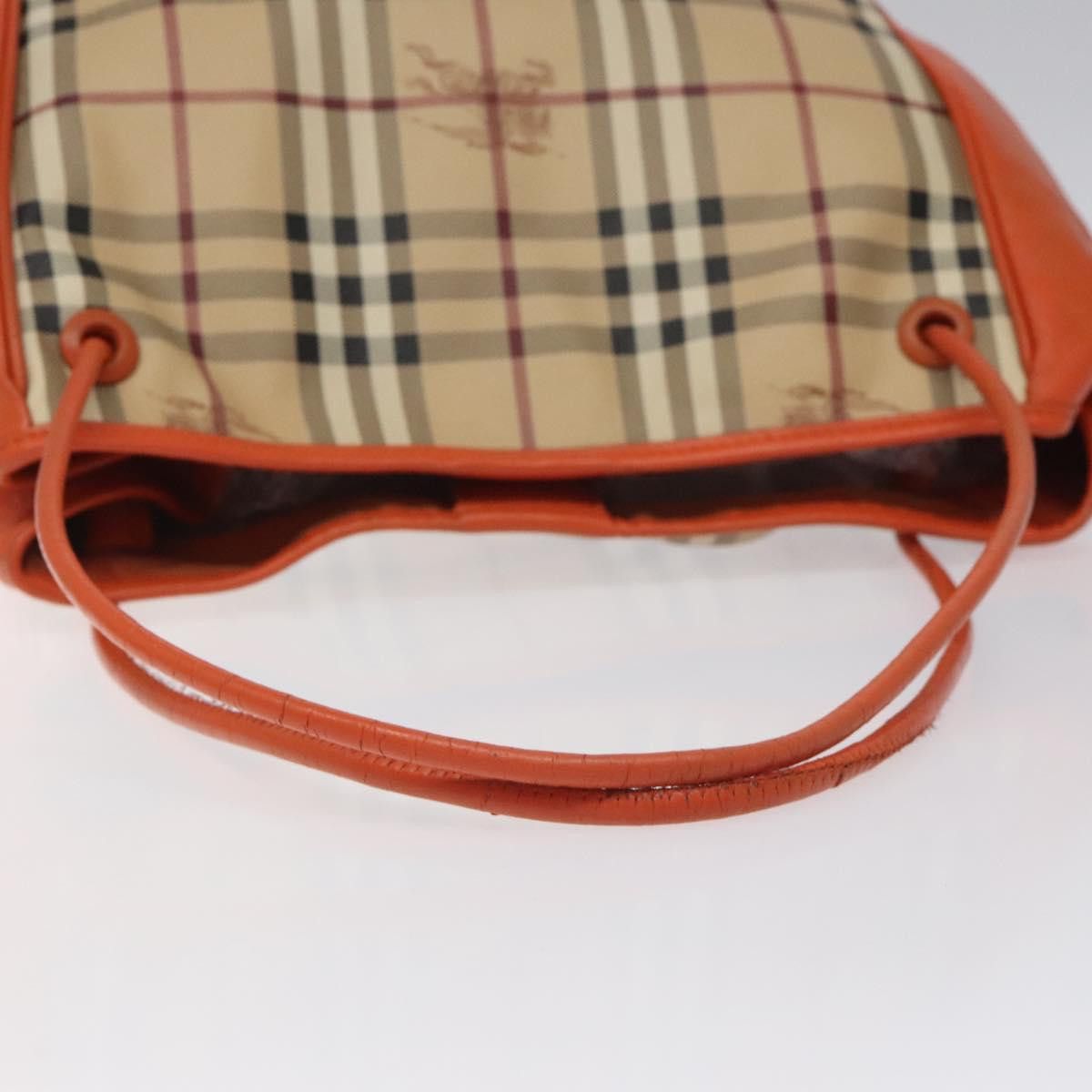 Burberry Nova Check Beige Canvas Tote Bag (Pre-Owned) Size ONE SIZE - 5 Thumbnail