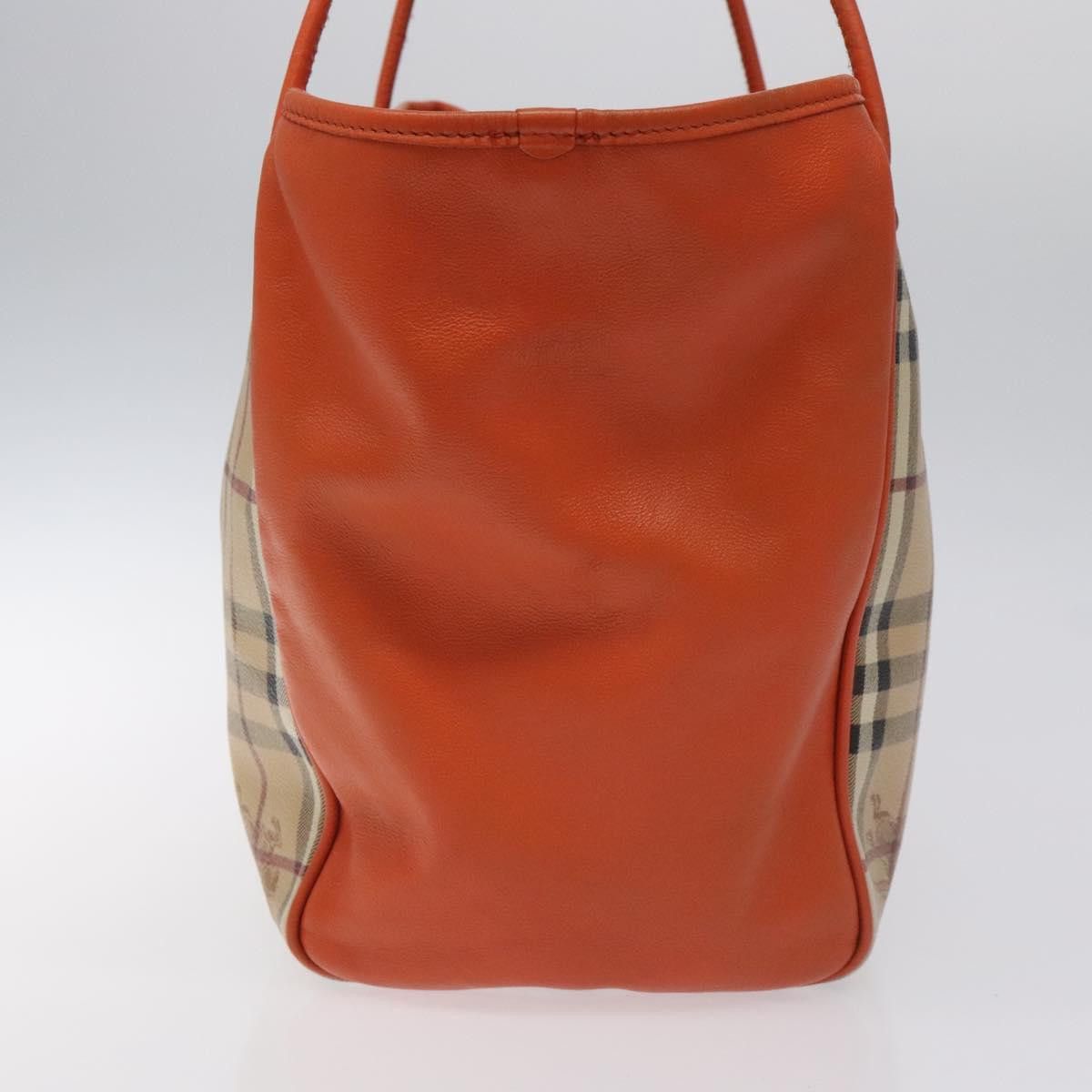 Burberry Nova Check Beige Canvas Tote Bag (Pre-Owned) Size ONE SIZE - 3 Thumbnail