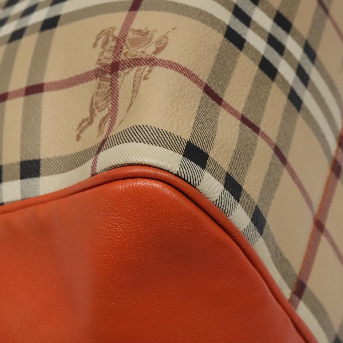 Burberry Nova Check Beige Canvas Tote Bag (Pre-Owned) Size ONE SIZE - 10 Thumbnail