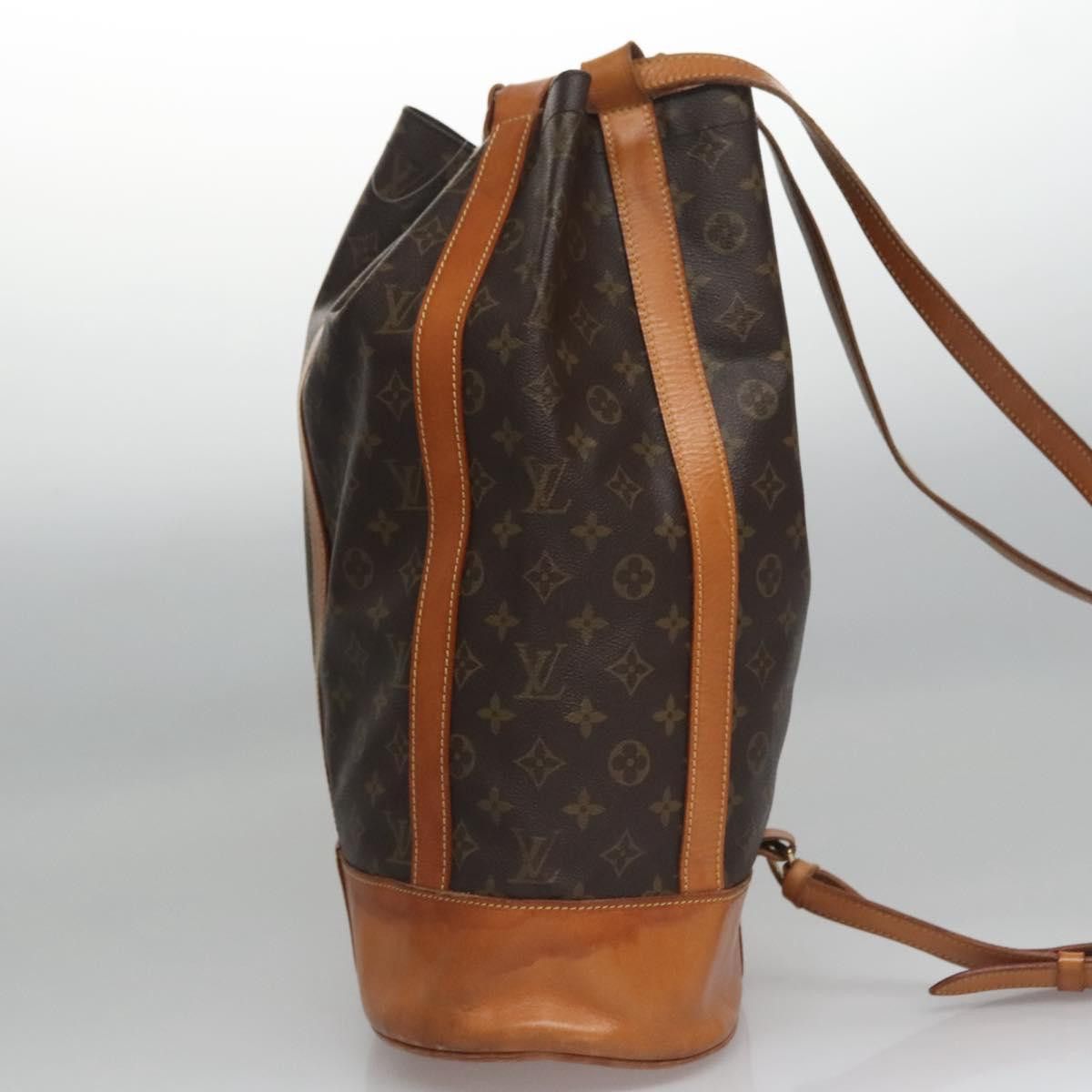 Louis Vuitton Randonnée Brown Canvas Shoulder Bag (Pre-Owned) Size ONE SIZE - 3 Thumbnail