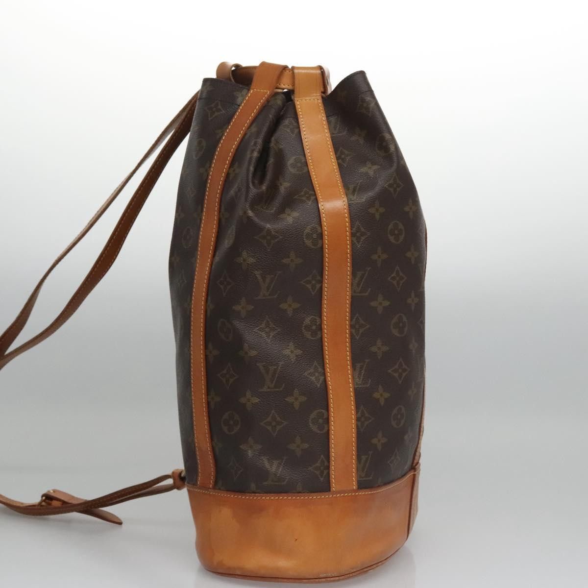 Louis Vuitton Randonnée Brown Canvas Shoulder Bag (Pre-Owned) Size ONE SIZE - 4 Thumbnail