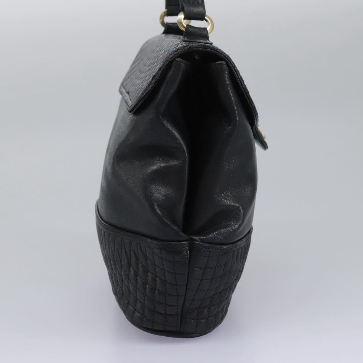 Bally Black Leather Handbag (Pre-Owned) Size ONE SIZE - 4 Thumbnail