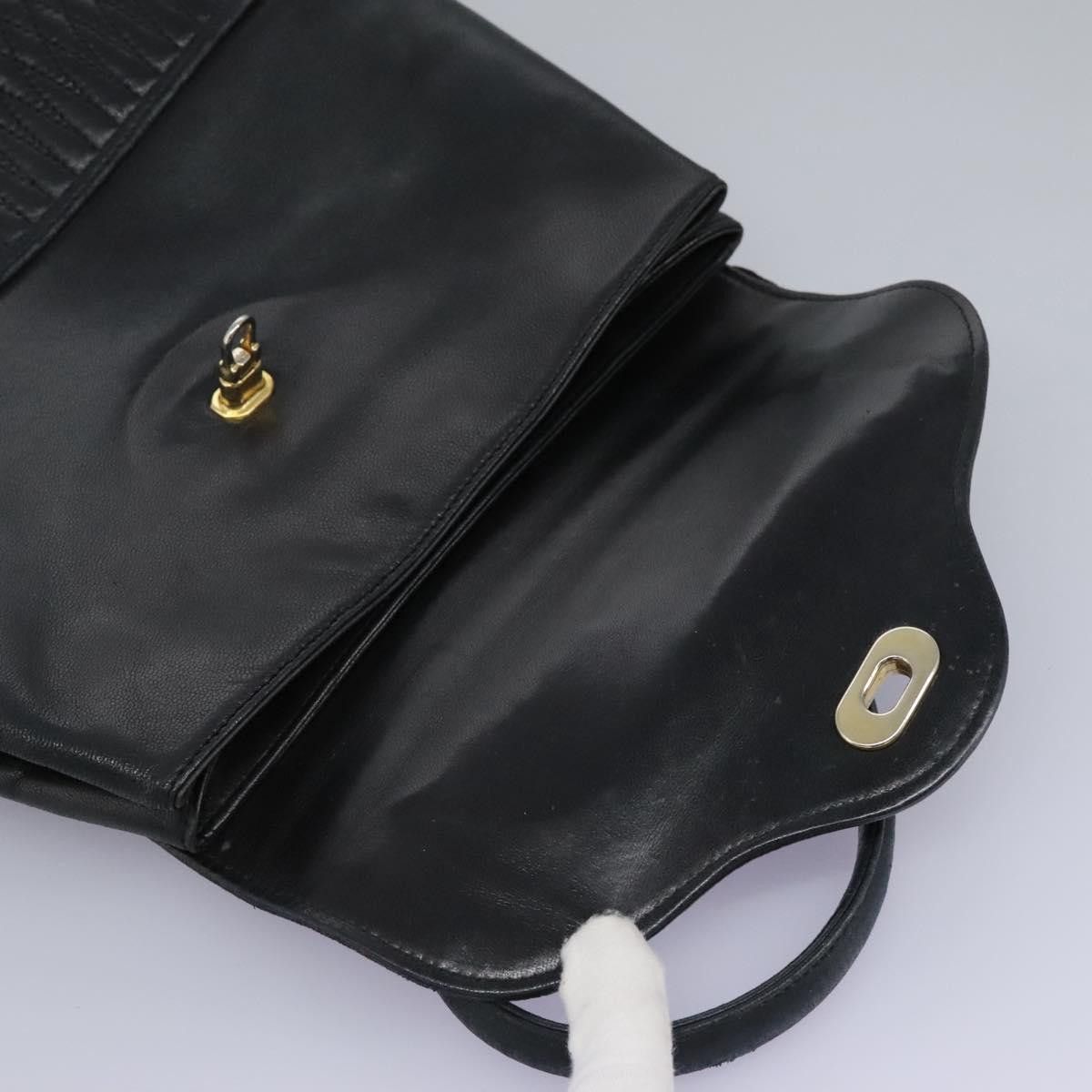 Bally Black Leather Handbag (Pre-Owned) Size ONE SIZE - 14 Thumbnail