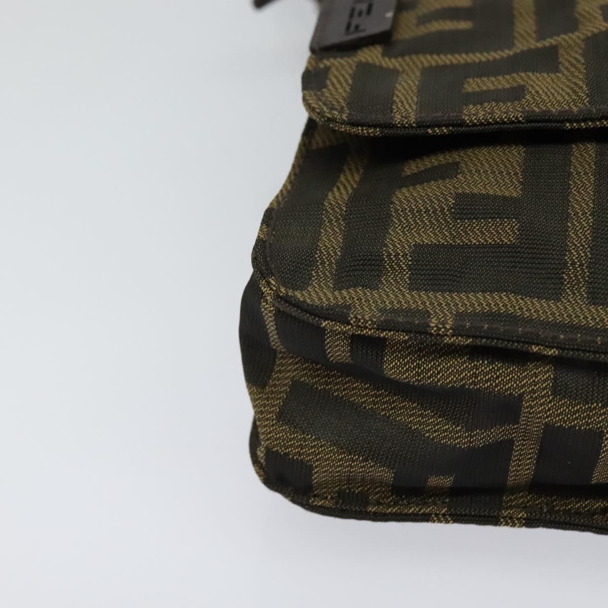 Fendi Zucca Brown Canvas Shoulder Bag (Pre-Owned) Size ONE SIZE - 7 Thumbnail