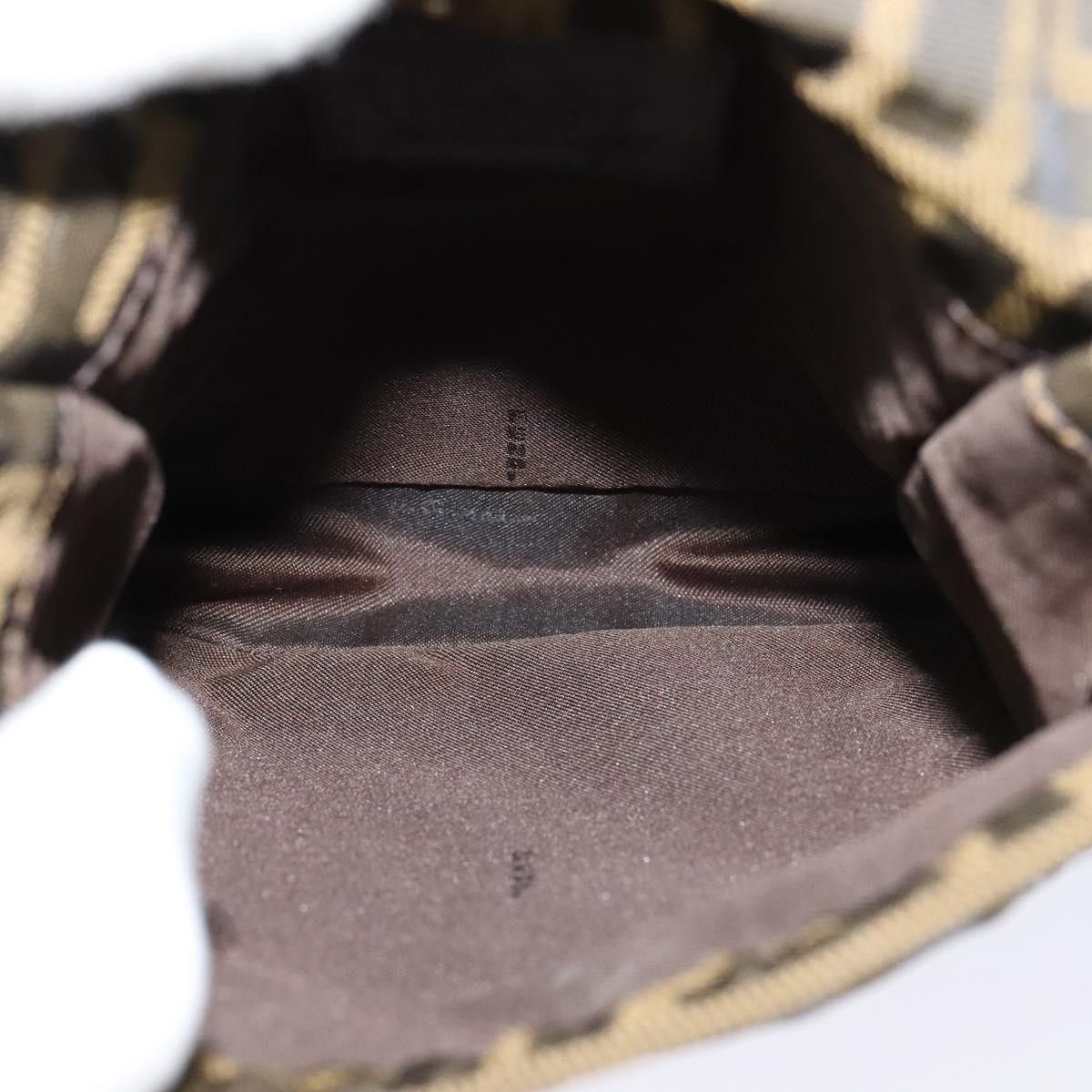 Fendi Zucca Brown Canvas Shoulder Bag (Pre-Owned) Size ONE SIZE - 12 Thumbnail
