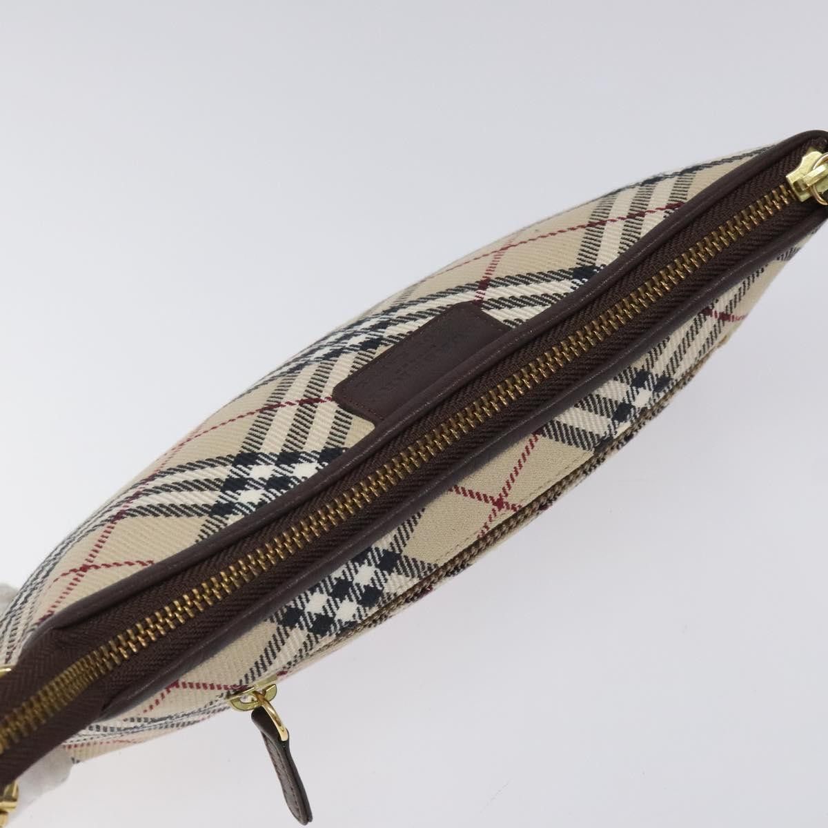 Burberry Nova Check Beige Canvas Clutch Bag (Pre-Owned) Size ONE SIZE - 12 Thumbnail