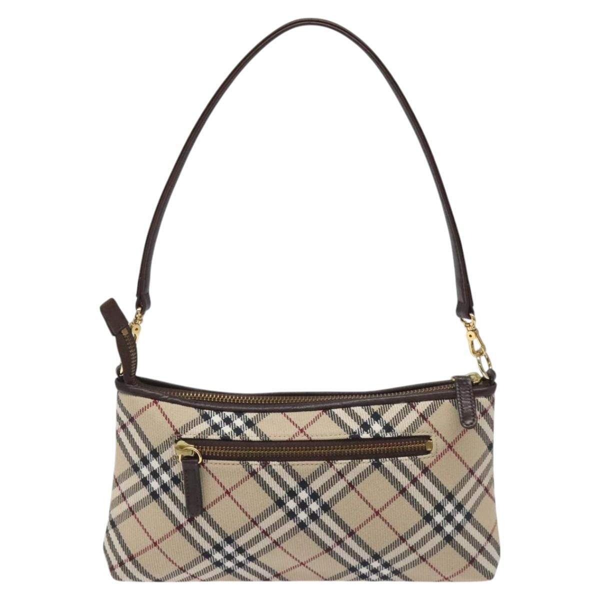 Burberry Nova Check Beige Canvas Clutch Bag (Pre-Owned) Size ONE SIZE - 2 Thumbnail